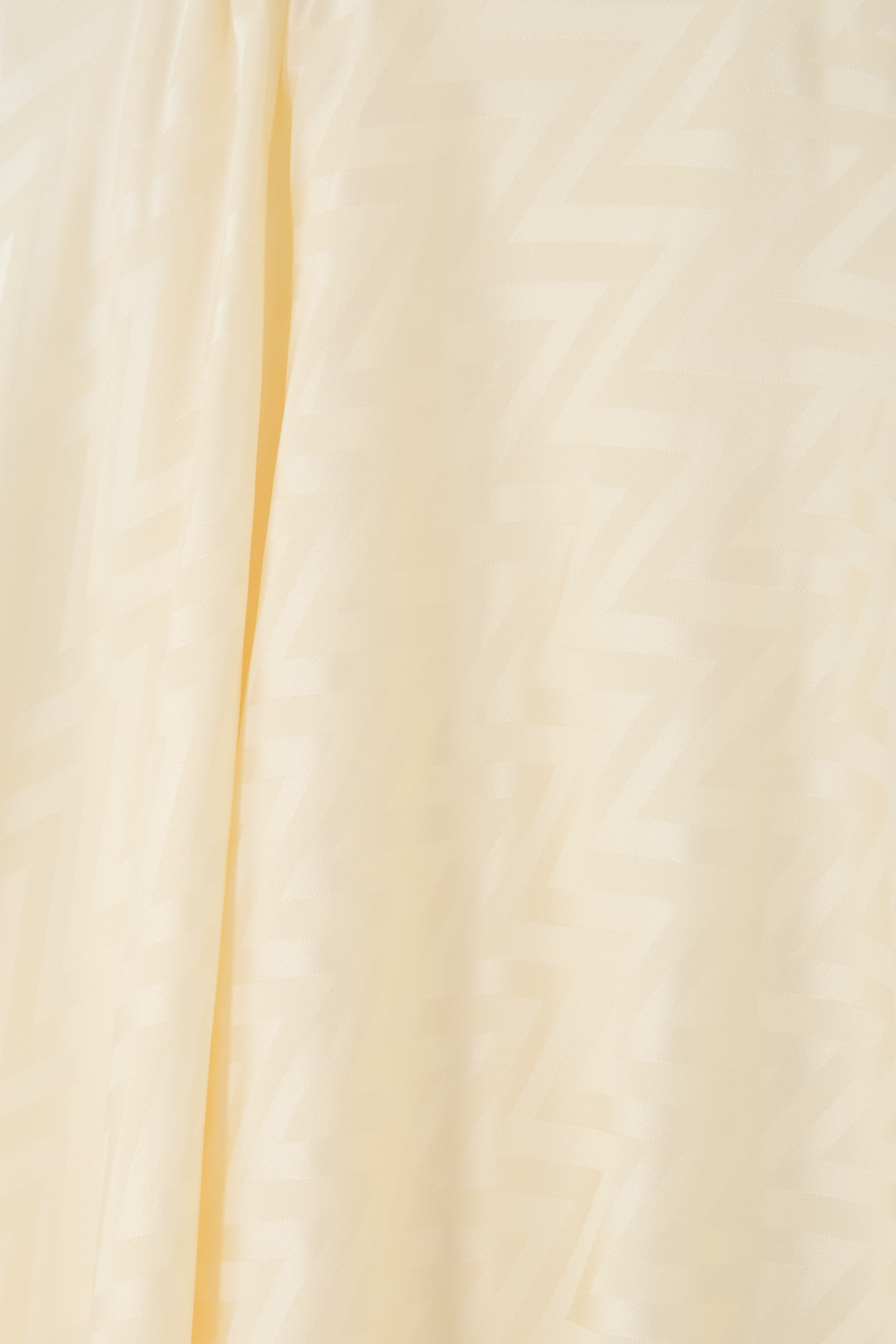 فستان قصير بنقشة خطوط متعرجة جاكار للأطفال