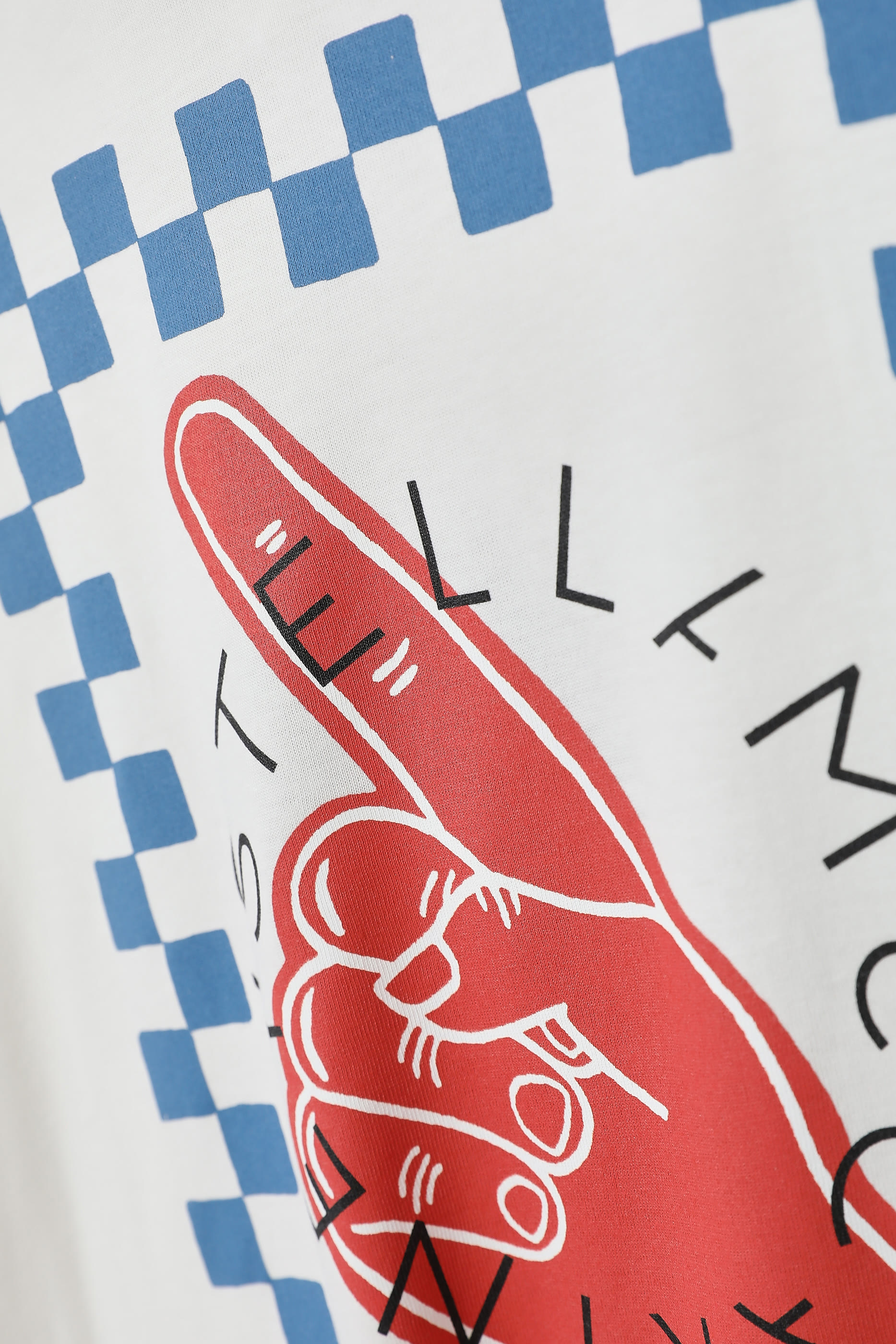 تيشيرت بياقة مستديرة بطبعة شعار الماركة غرافيك للأطفال