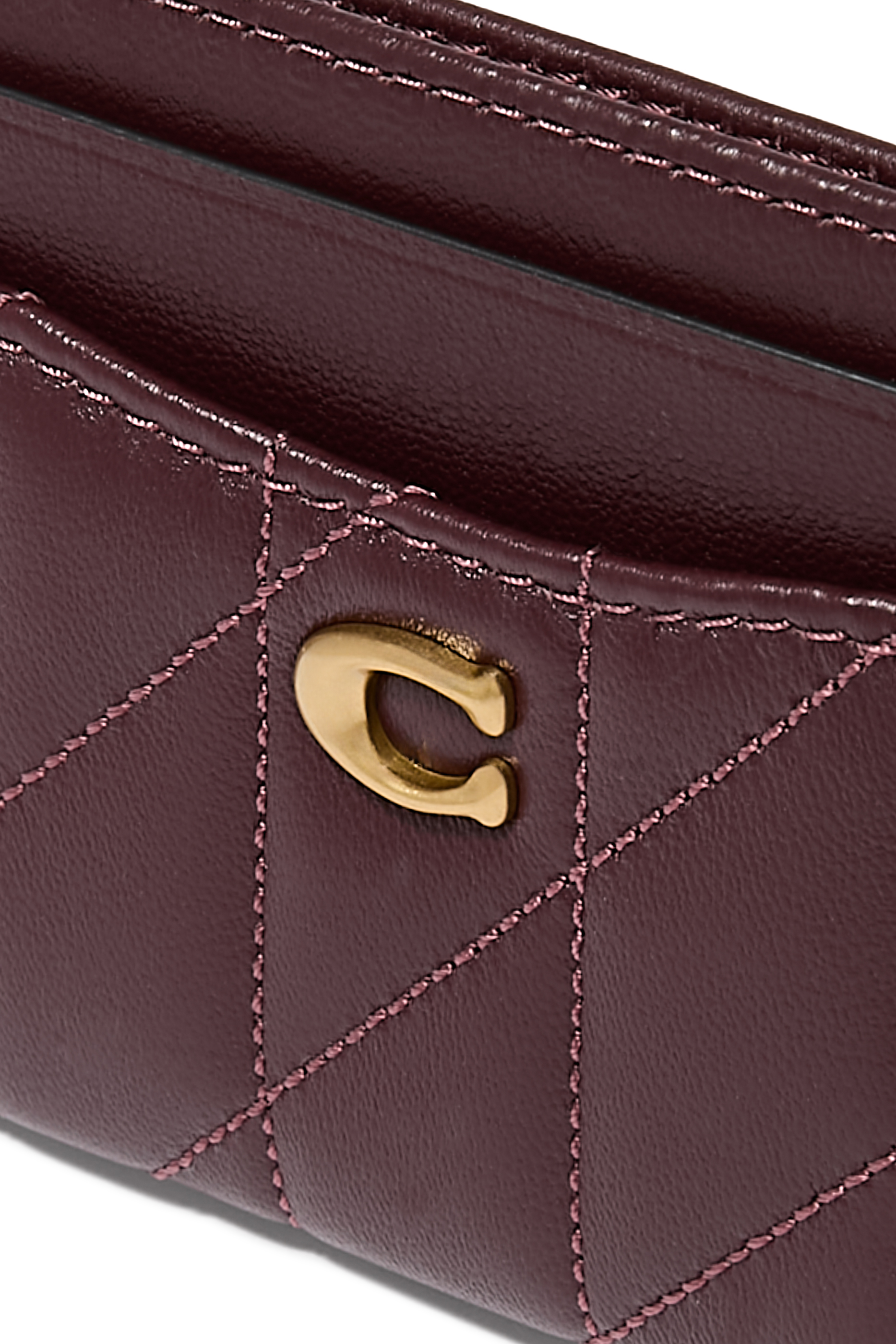 حافظة بطاقات ايسنشال بحياكة مبطنة