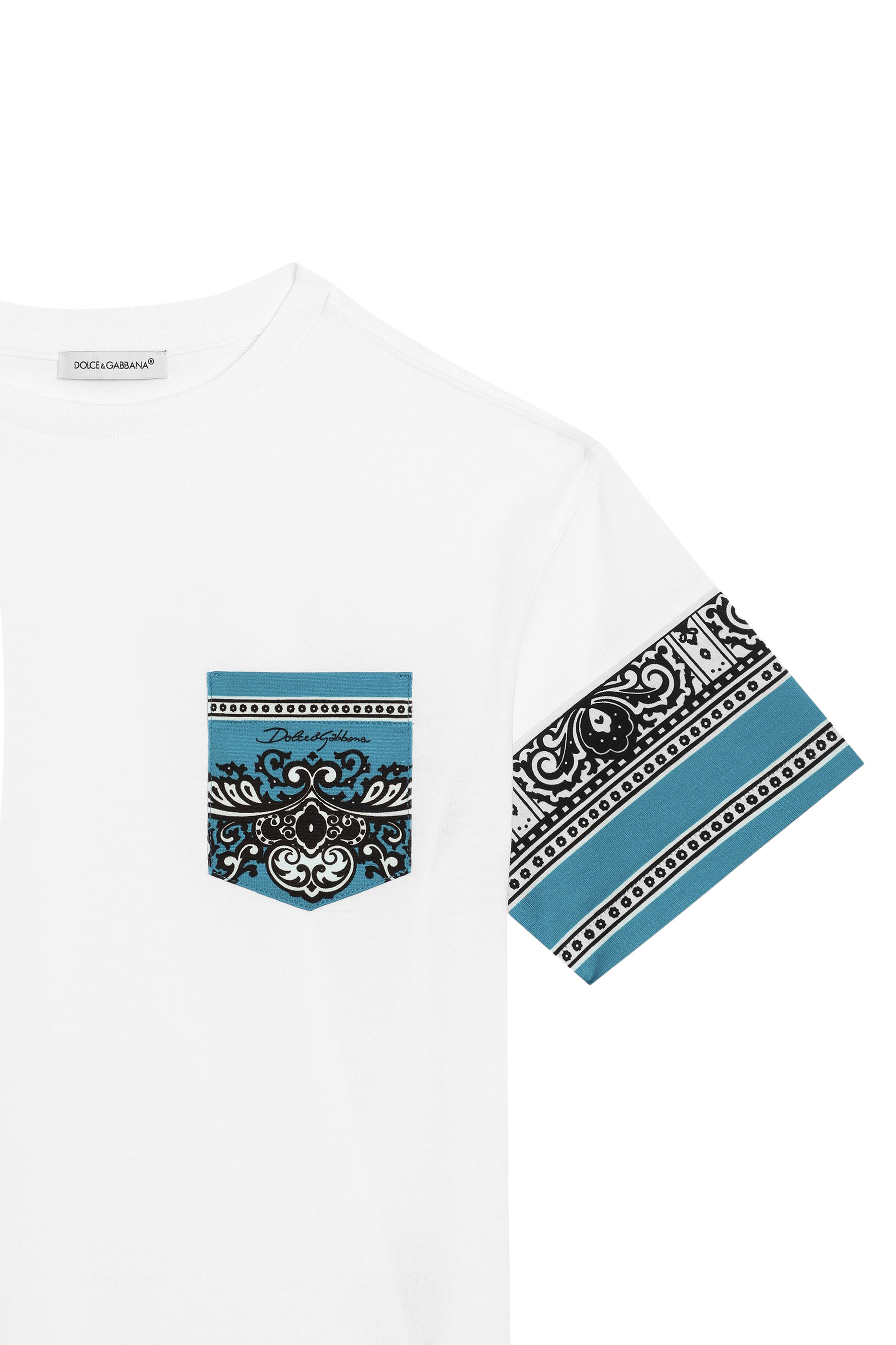 تيشيرت بياقة مستديرة قطن للأطفال