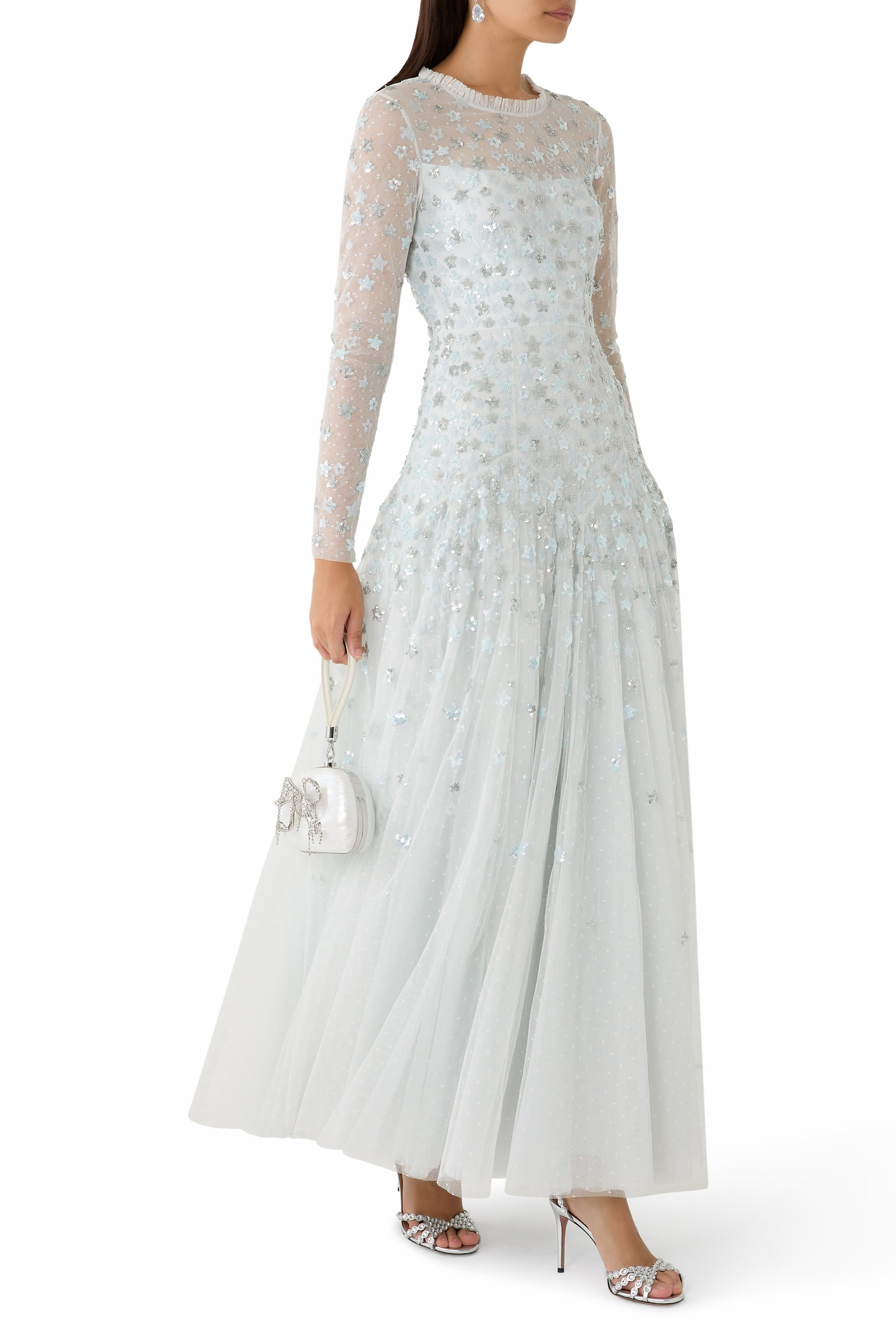 Starry Nights Round Neck Gown