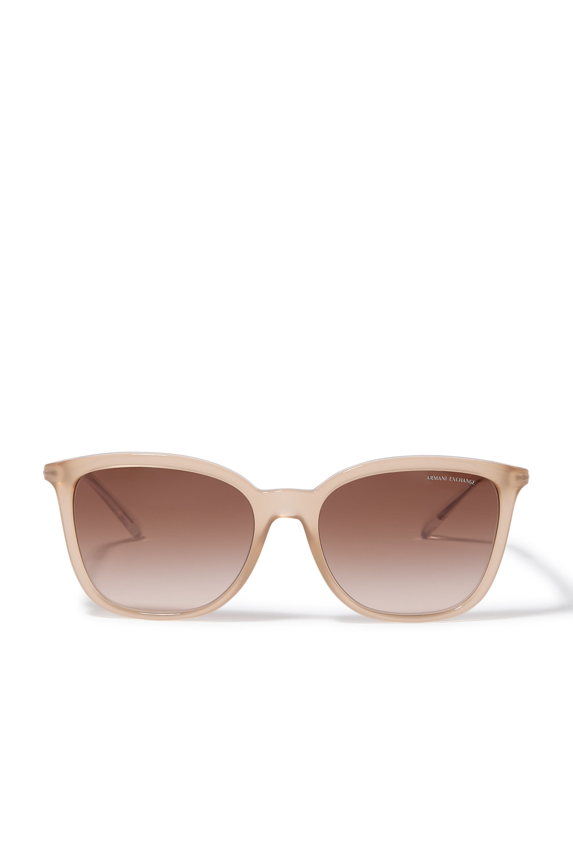 نظارة شمسية بإطار مستدير مزين بالمينا