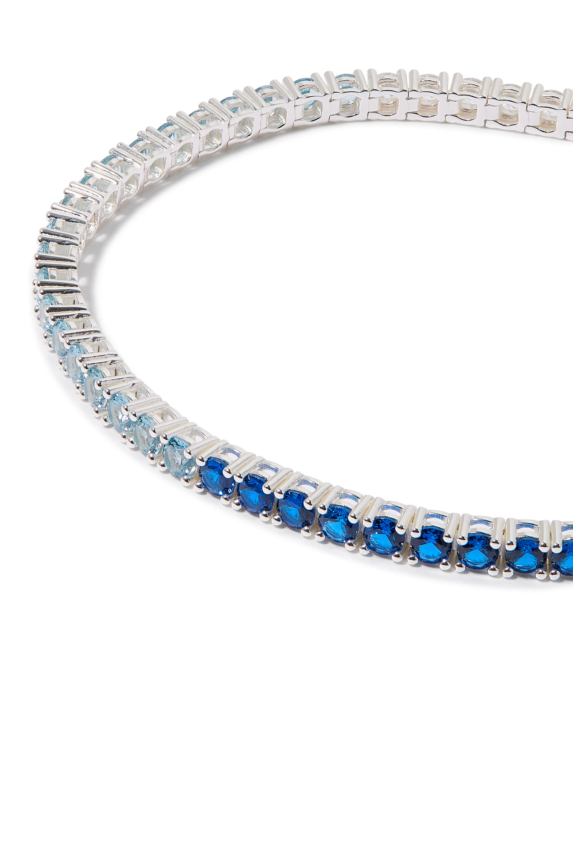 سوار تنس بلون أزرق متدرج