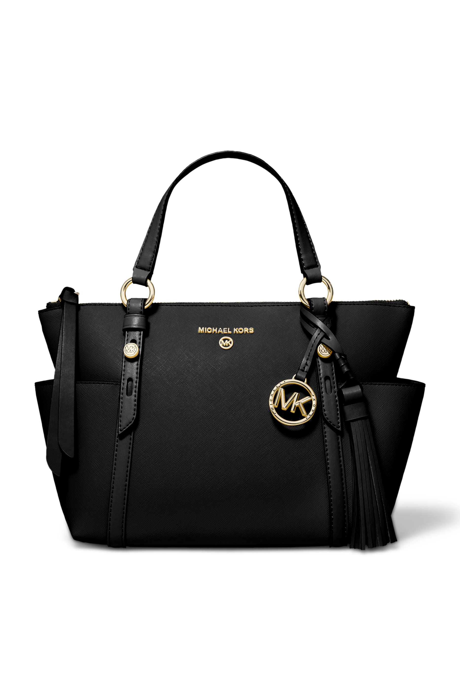 حقيبة يد متوسطة جلد