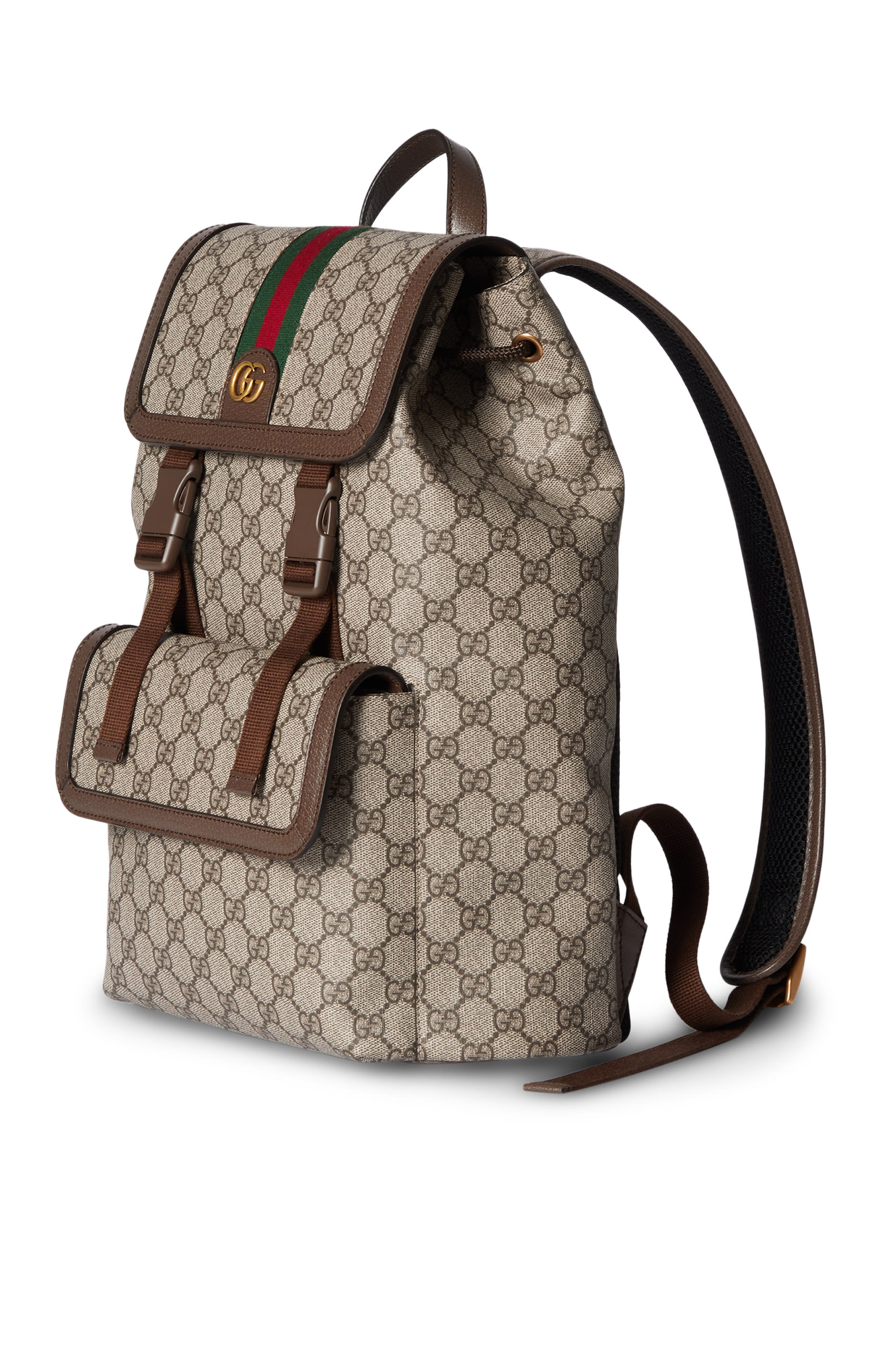 حقيبة ظهر أوفيديا صغيرة بنقشة حرفي شعار الماركة