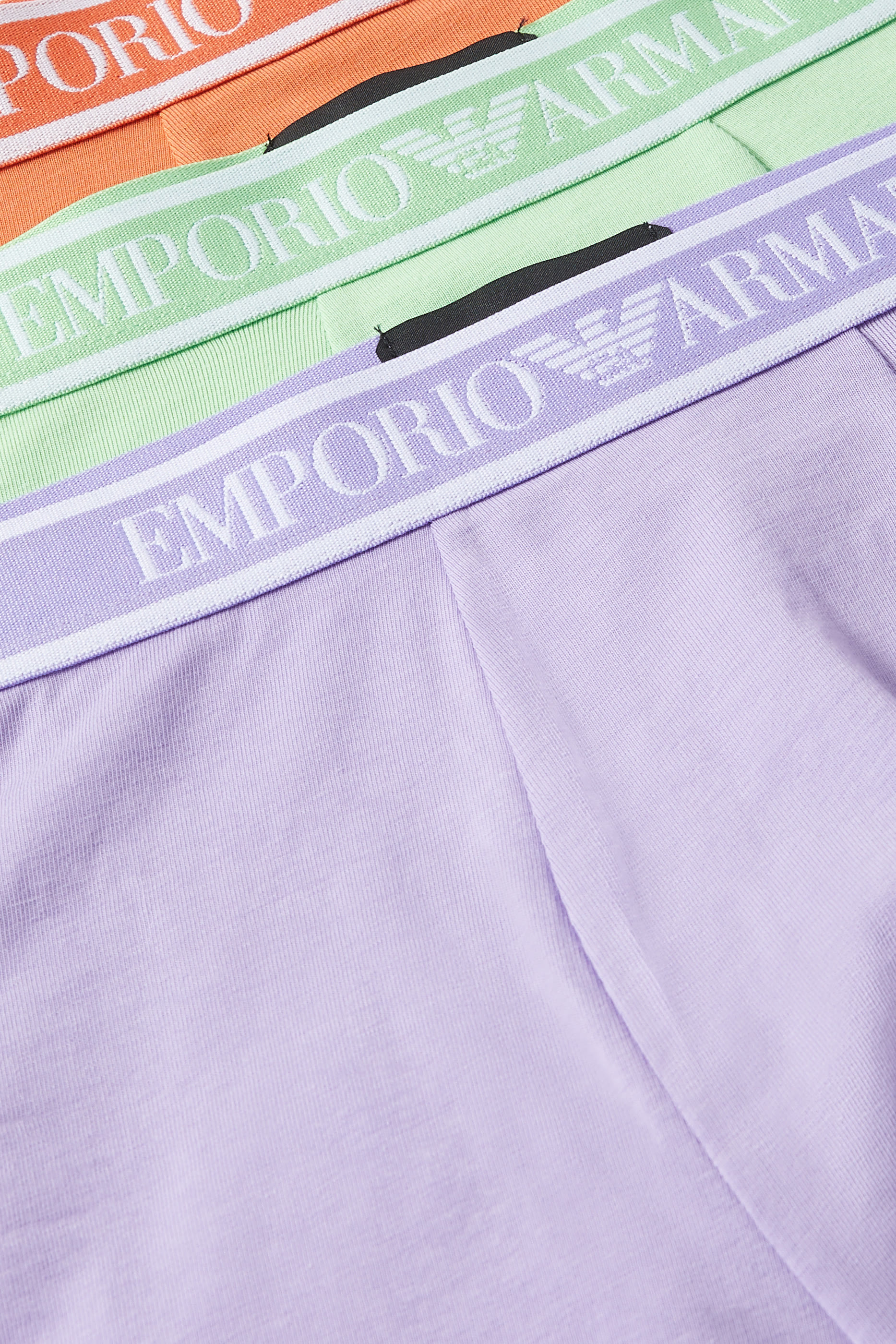 طقم سروال داخلي بشعار الماركة، 3 قطع