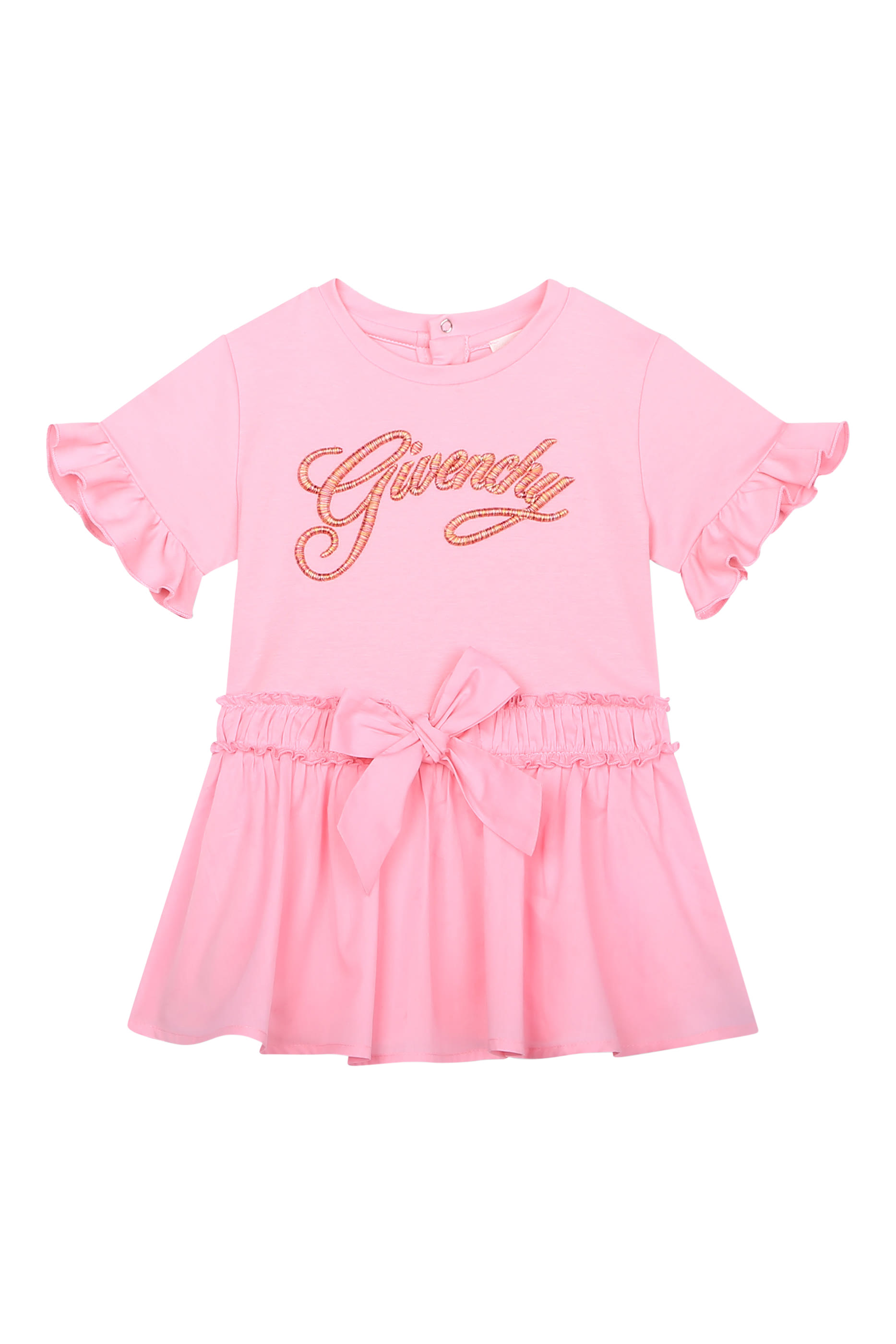 Kids Embroidered Logo Dress