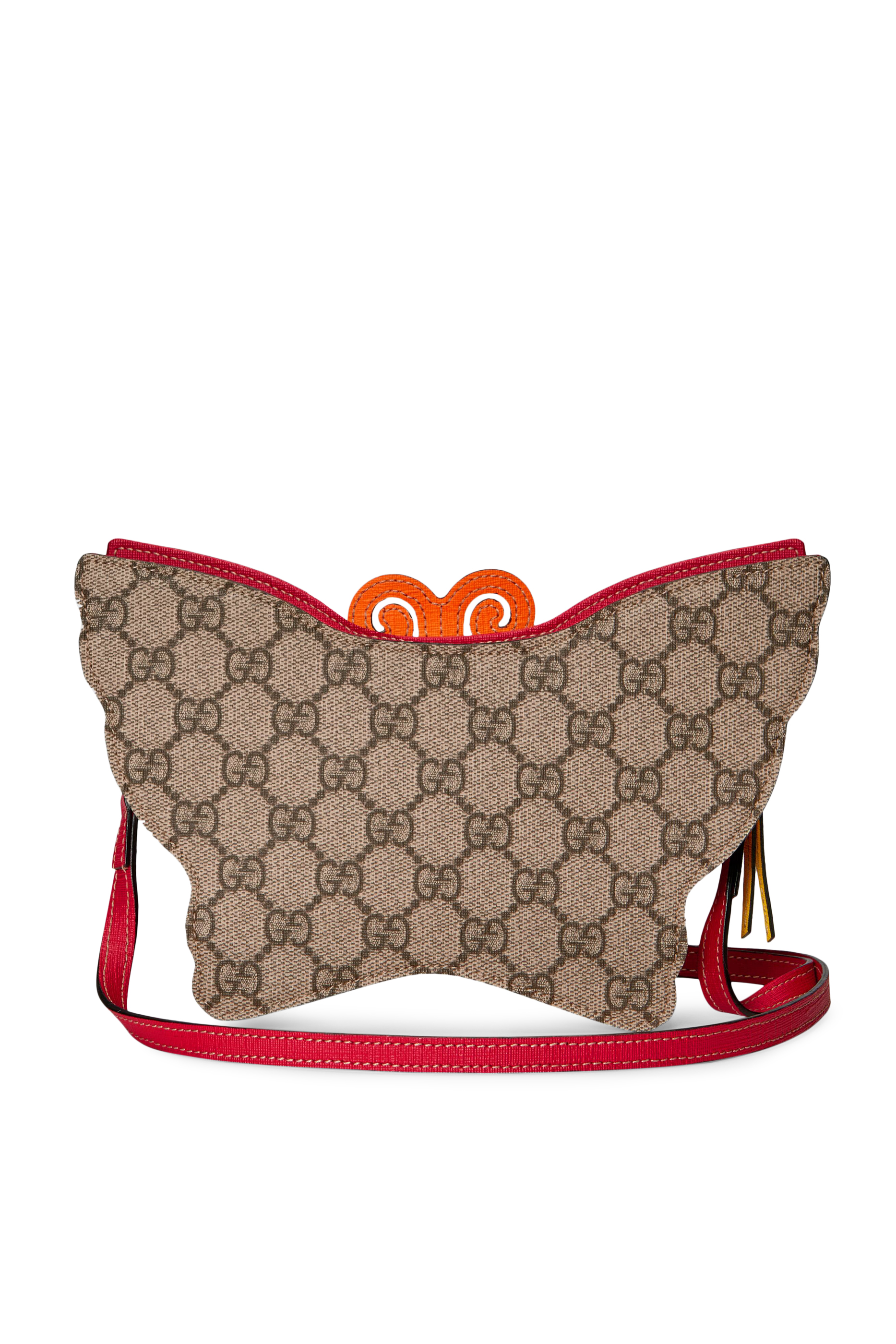 حقيبة يد بتصميم فراشة بشعار حرفي GG