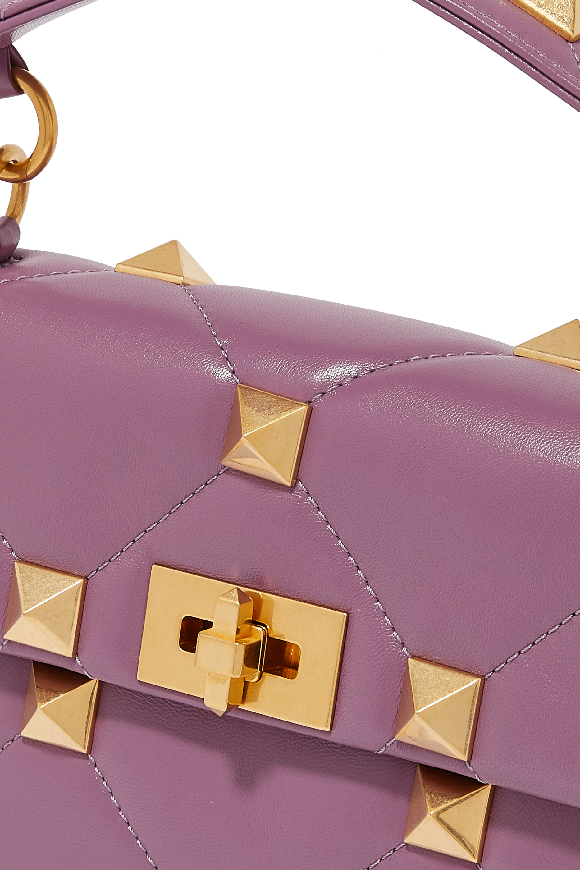 حقيبة فالنتينو غارافاني رومان جلد بحلي