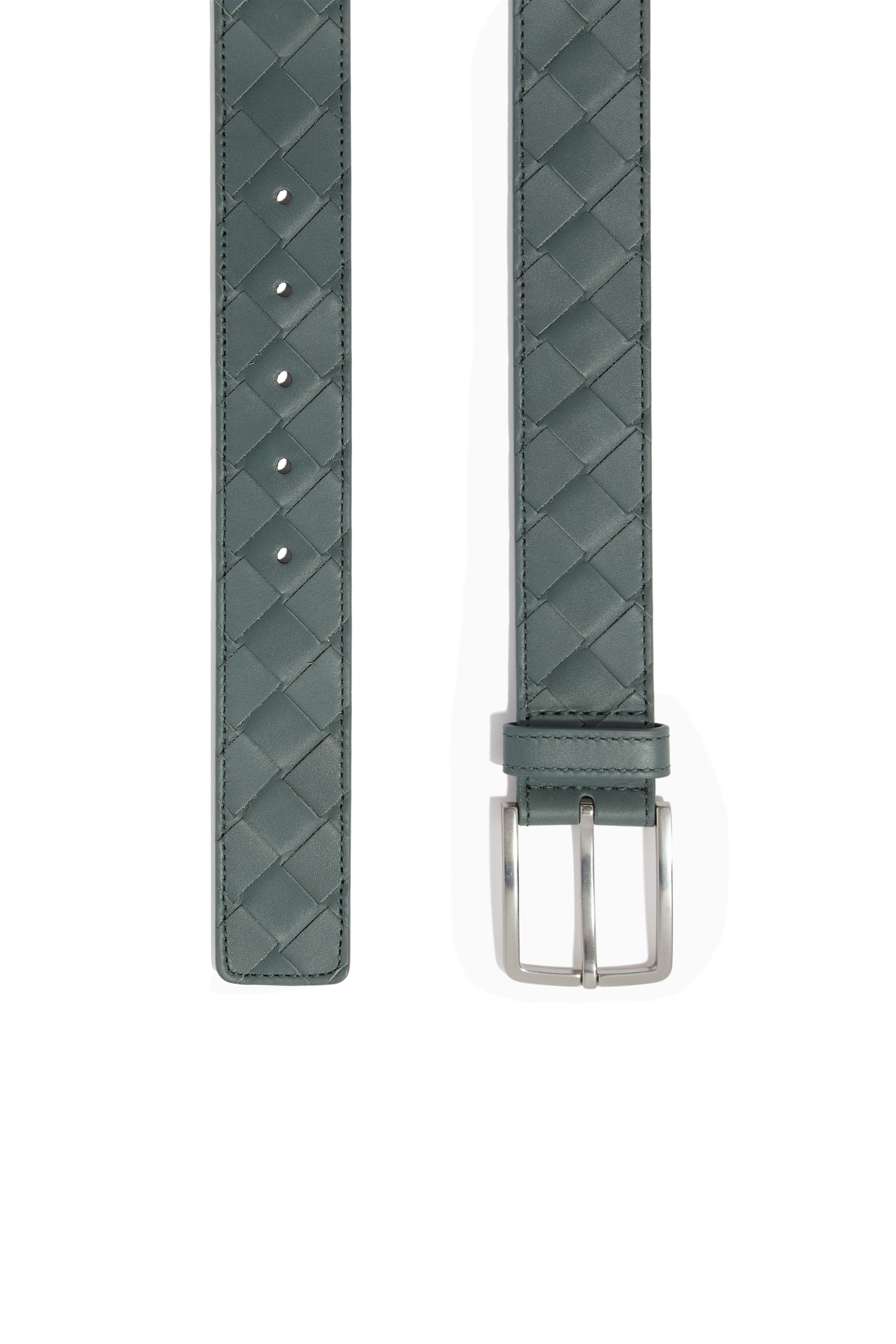 حزام جلد مجدول