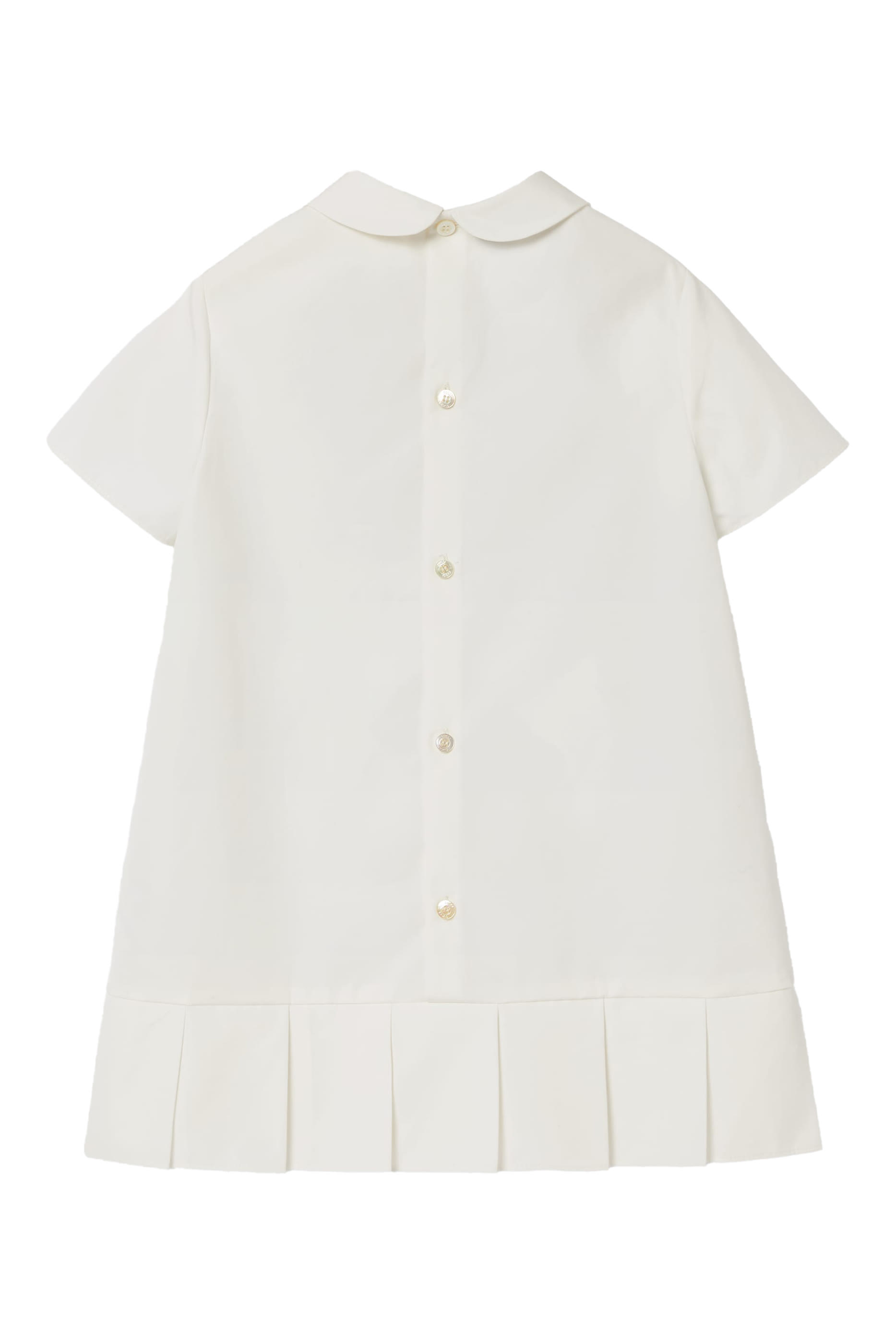 فستان قطن مطرز للأطفال