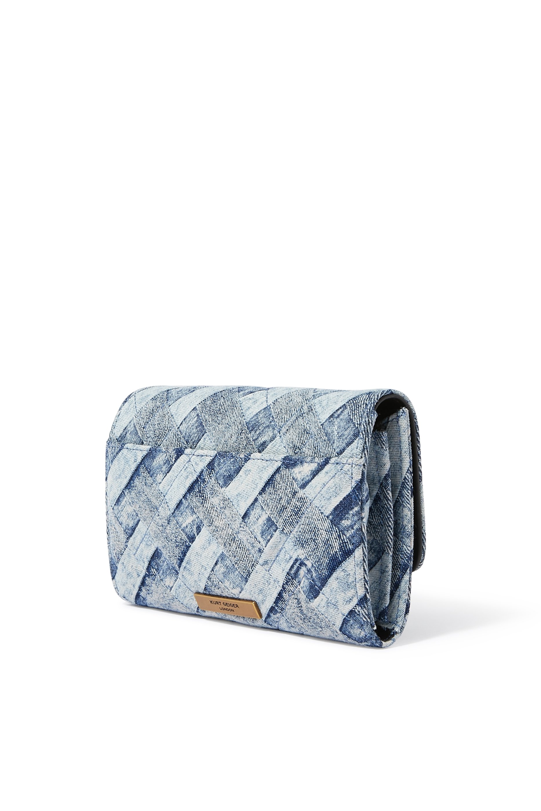 محفظة كنسيغتون دنيم صغيرة بسلسلة