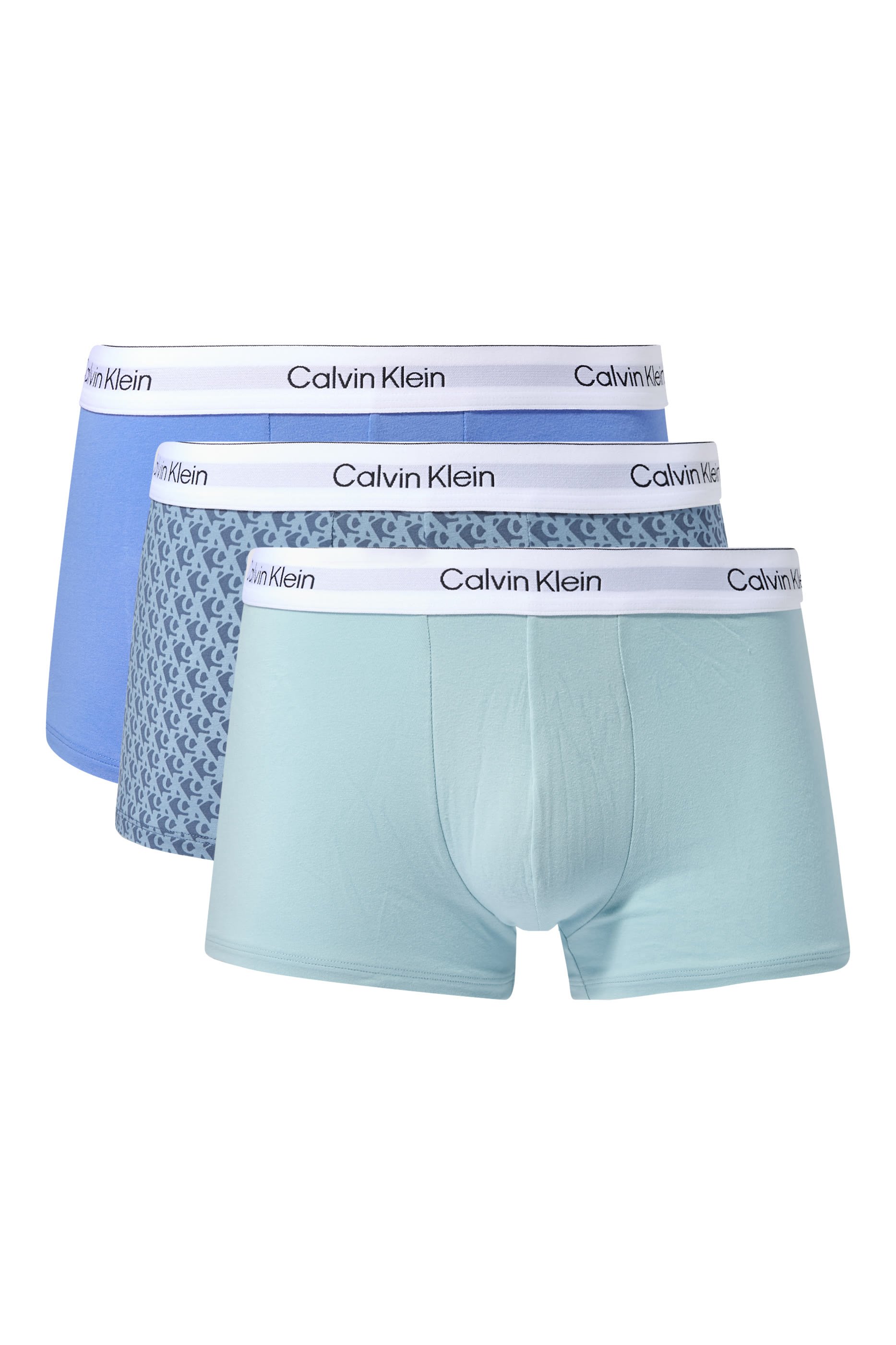 طقم بوكسر بخصر منخفض، 3 قطع