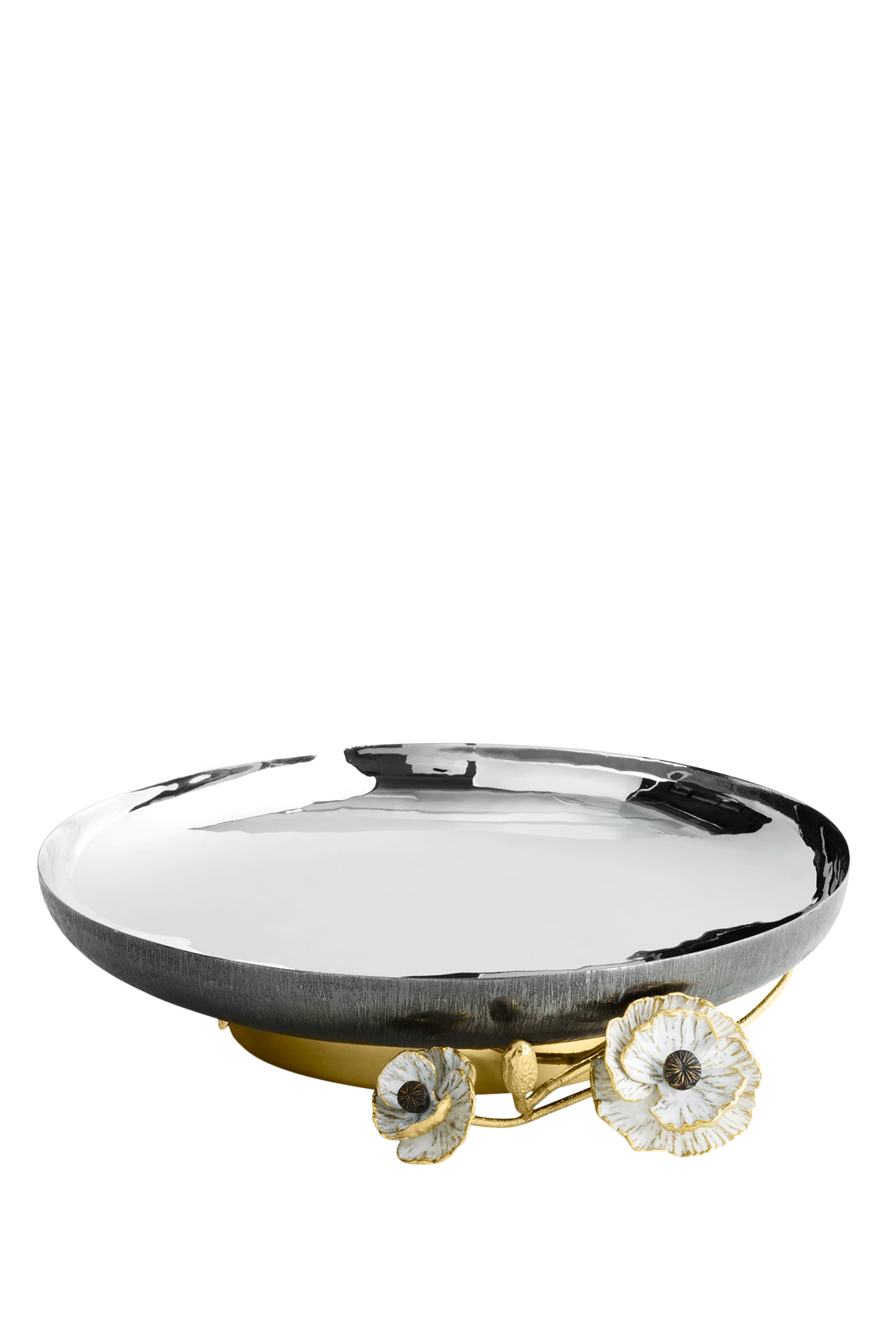 طبق تقديم بقاعدة وشقائق النعمان