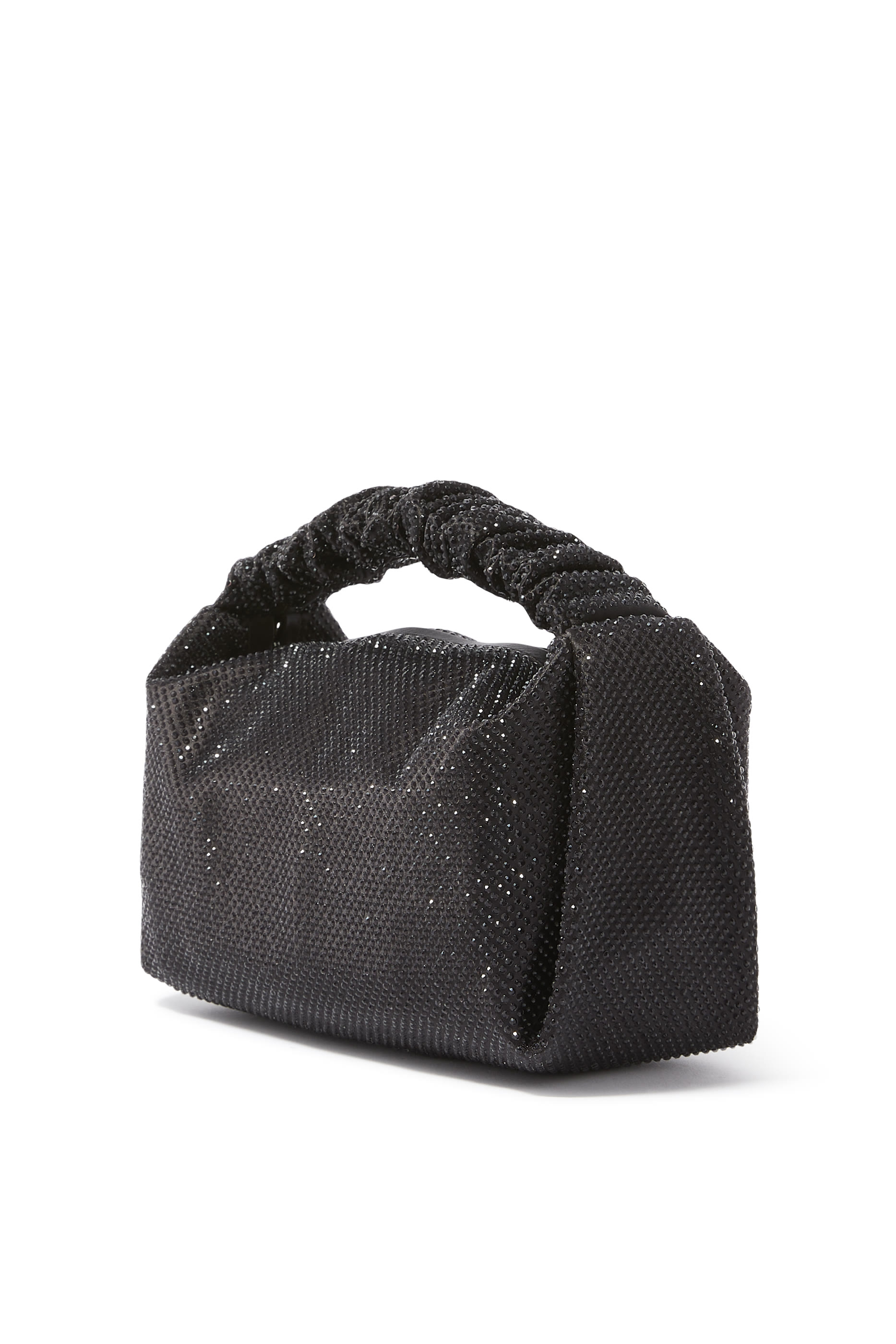 حقيبة صغيرة بيد علوية مكشكشة