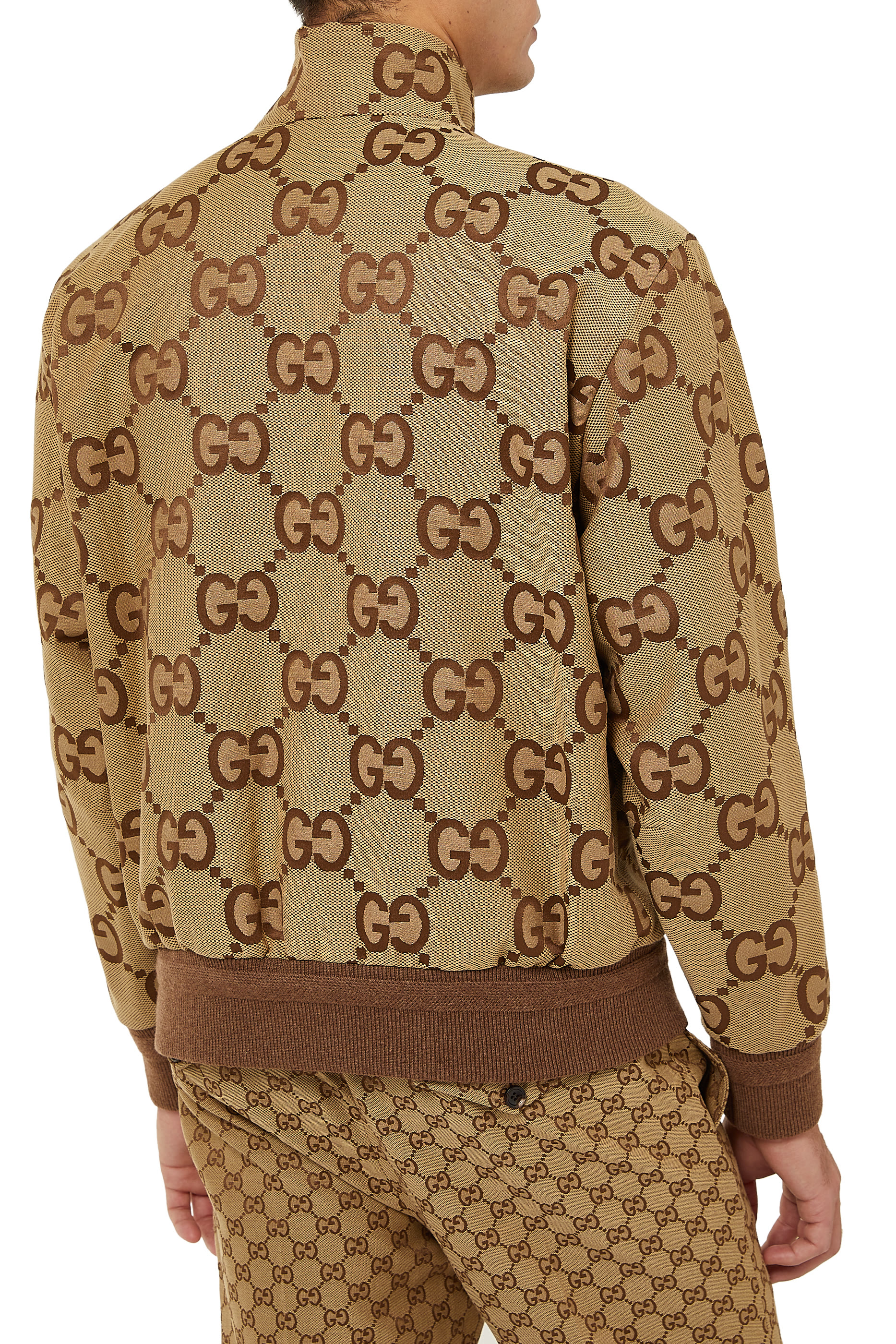 جاكيت جومبو  قماش قنب بشعار حرفي الماركة