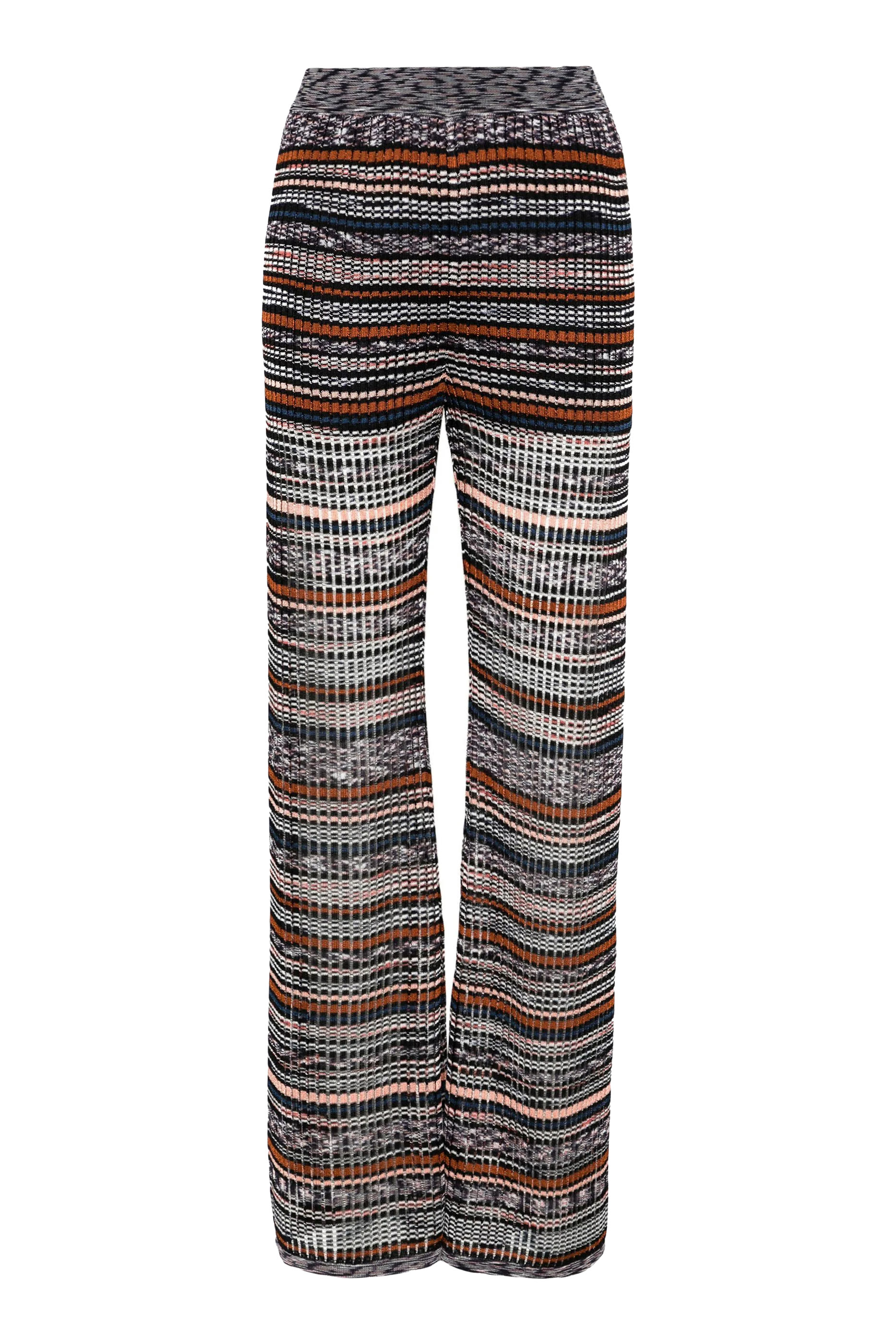 بنطال سبايس واسع نسيج مضلع