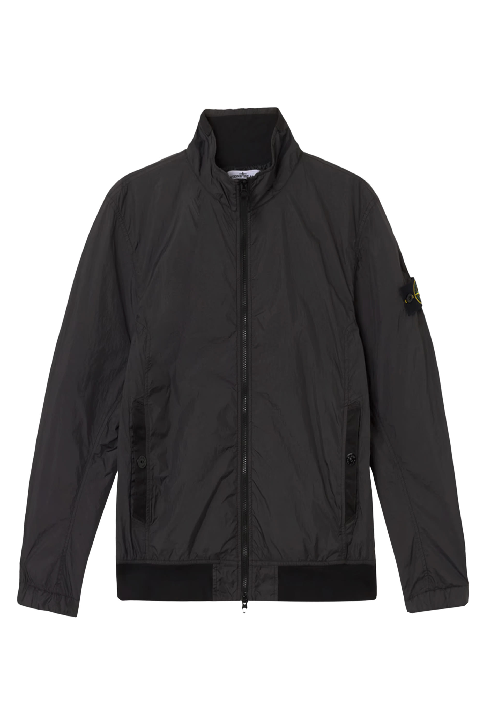 جاكيت آر-أن واي قماش مجعد مضلع