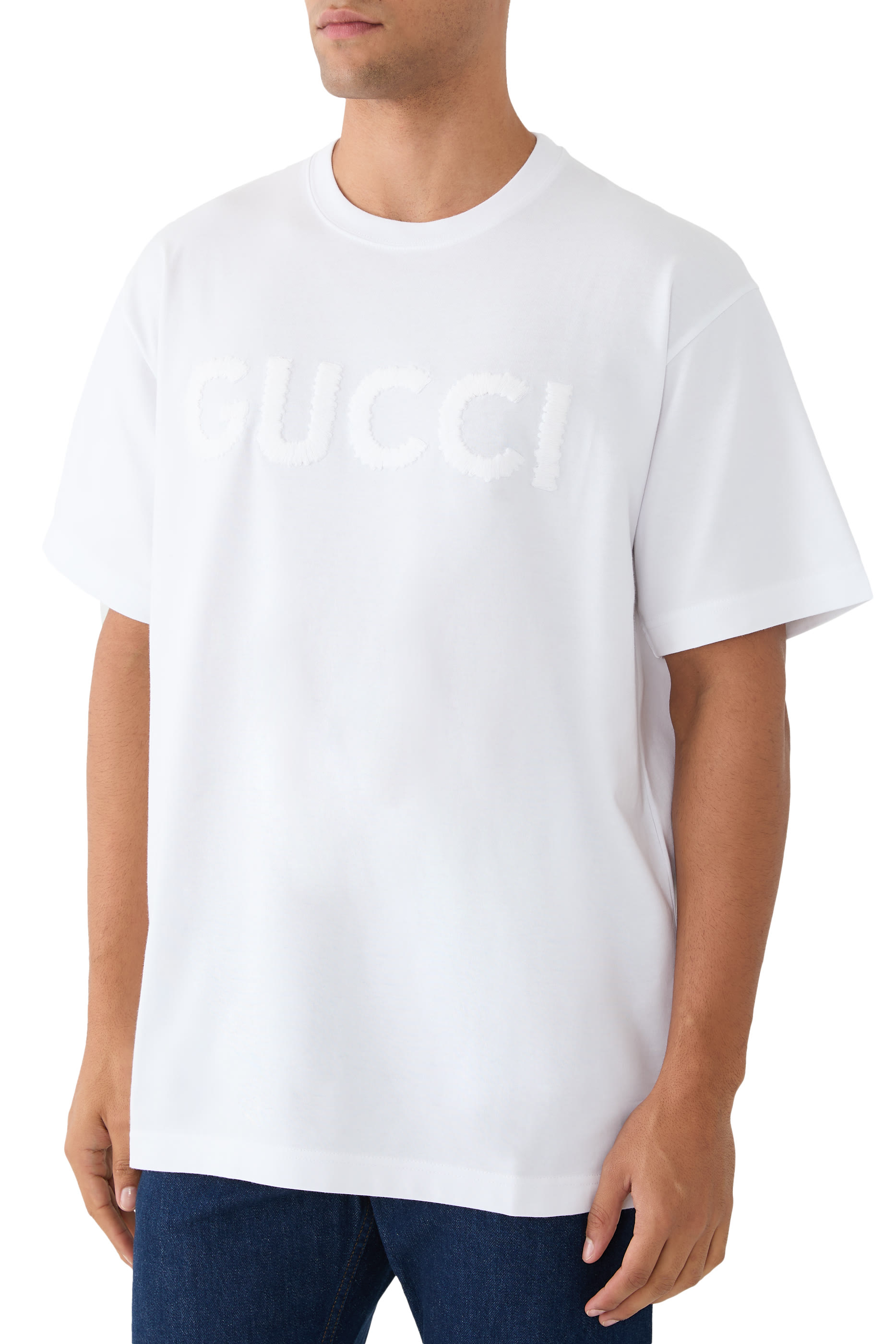 تيشيرت مطرز قطن جرسيه