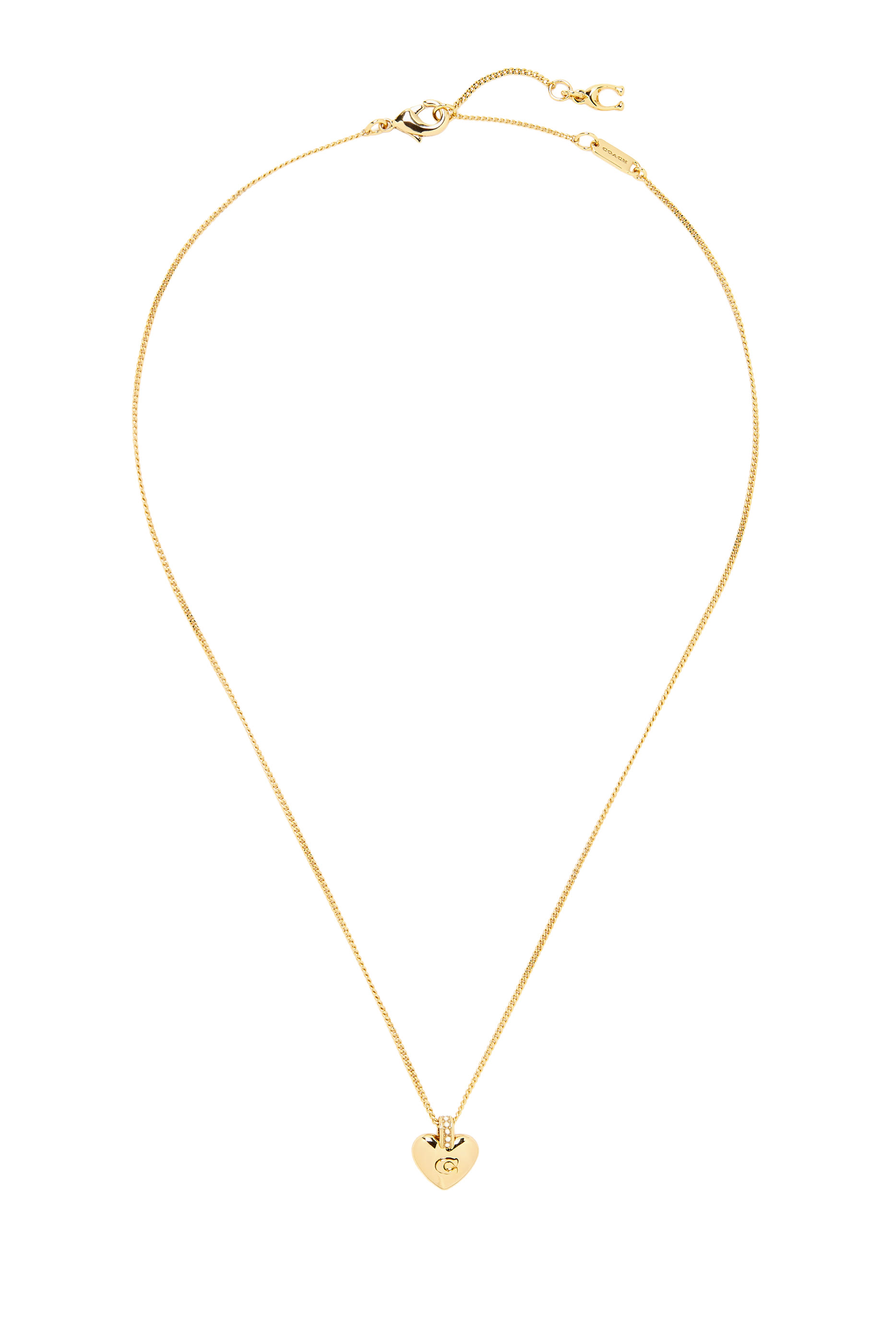 قلادة قصيرة بحلية قلب منفوخ