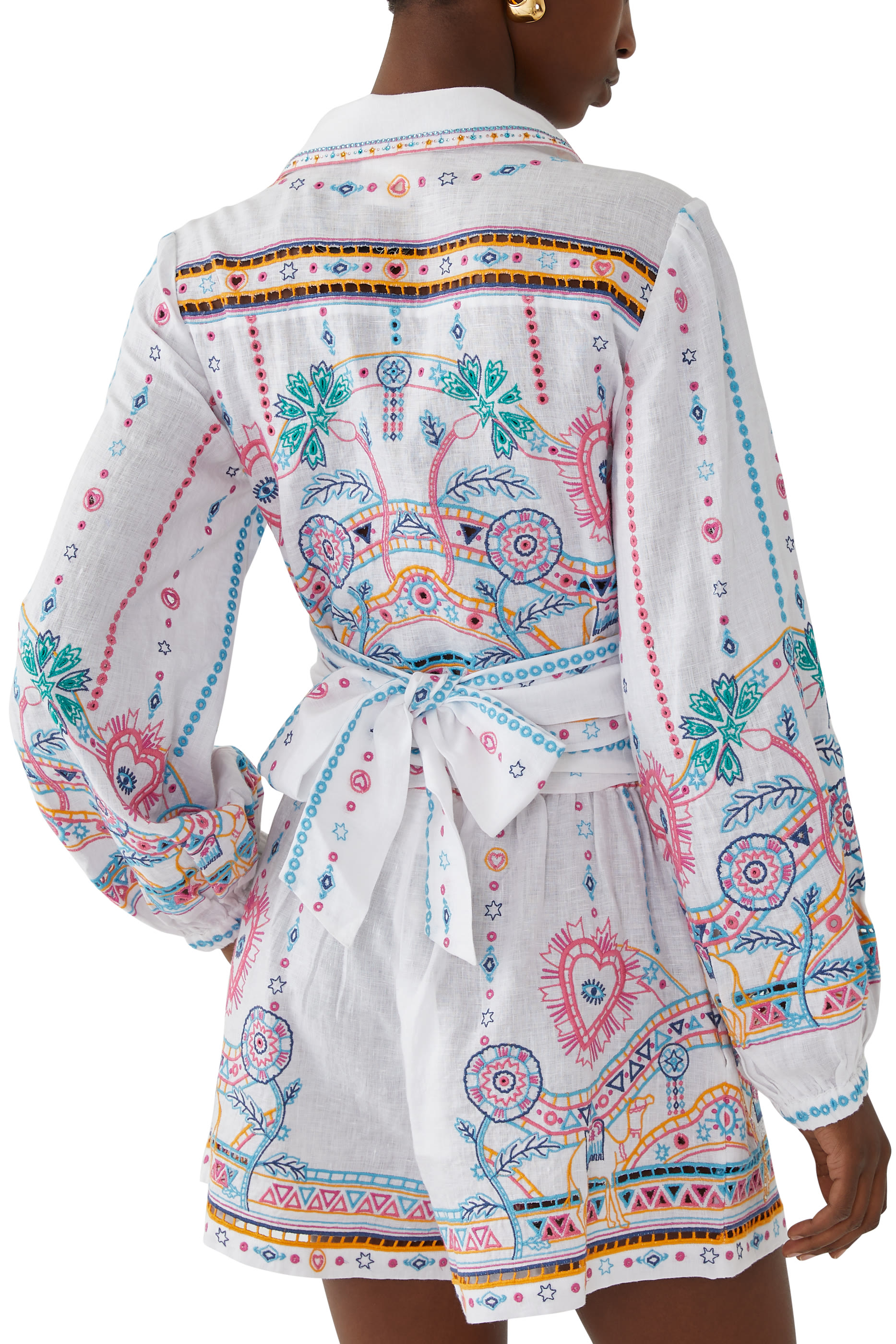 قميص قصير بتصميم ملفوف