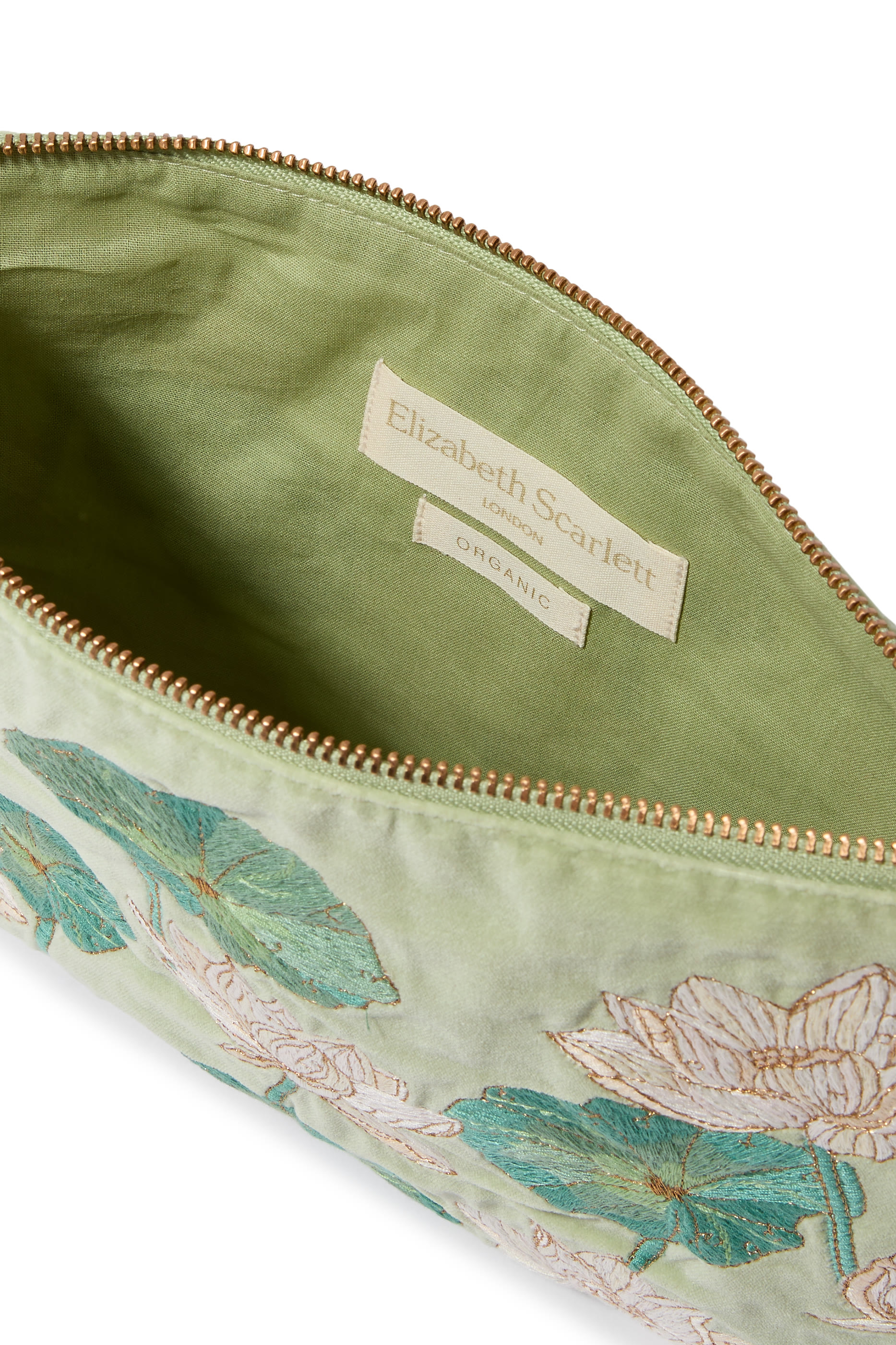 حقيبة صغيرة افرداي بتطريز زهور لوتس