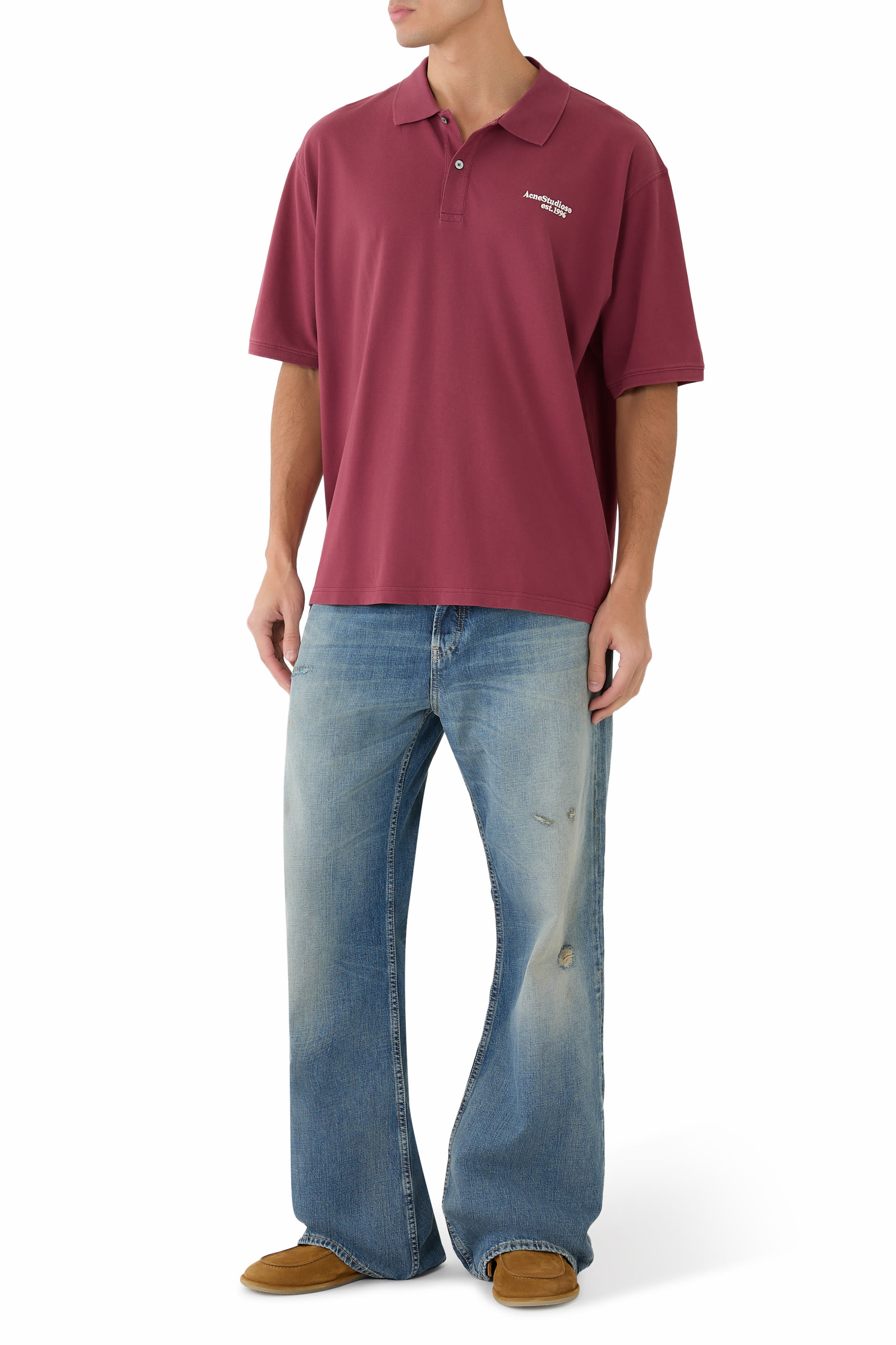 بنطال جينز بقصة عادية