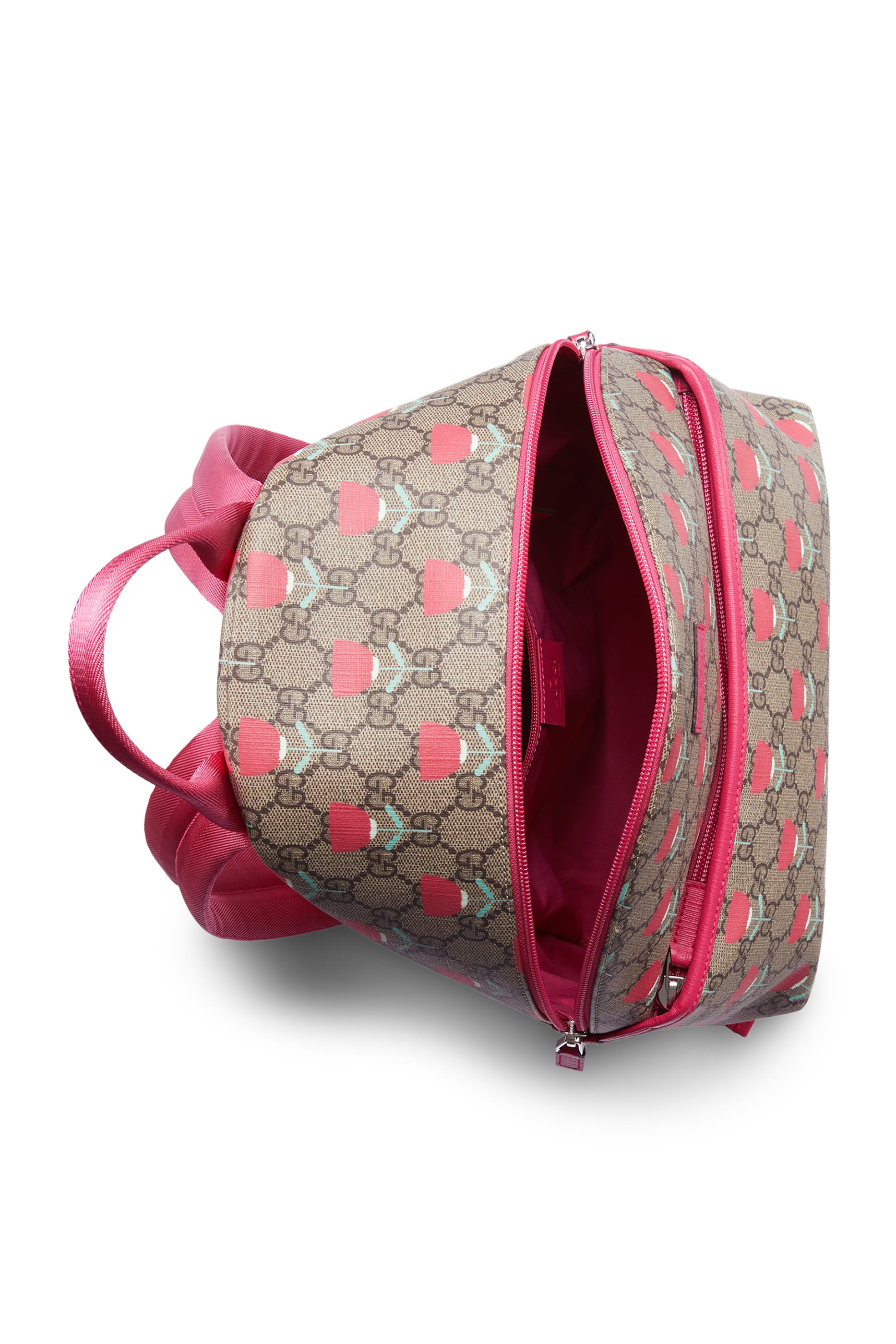 حقيبة ظهر بنقشة زهور للأطفال