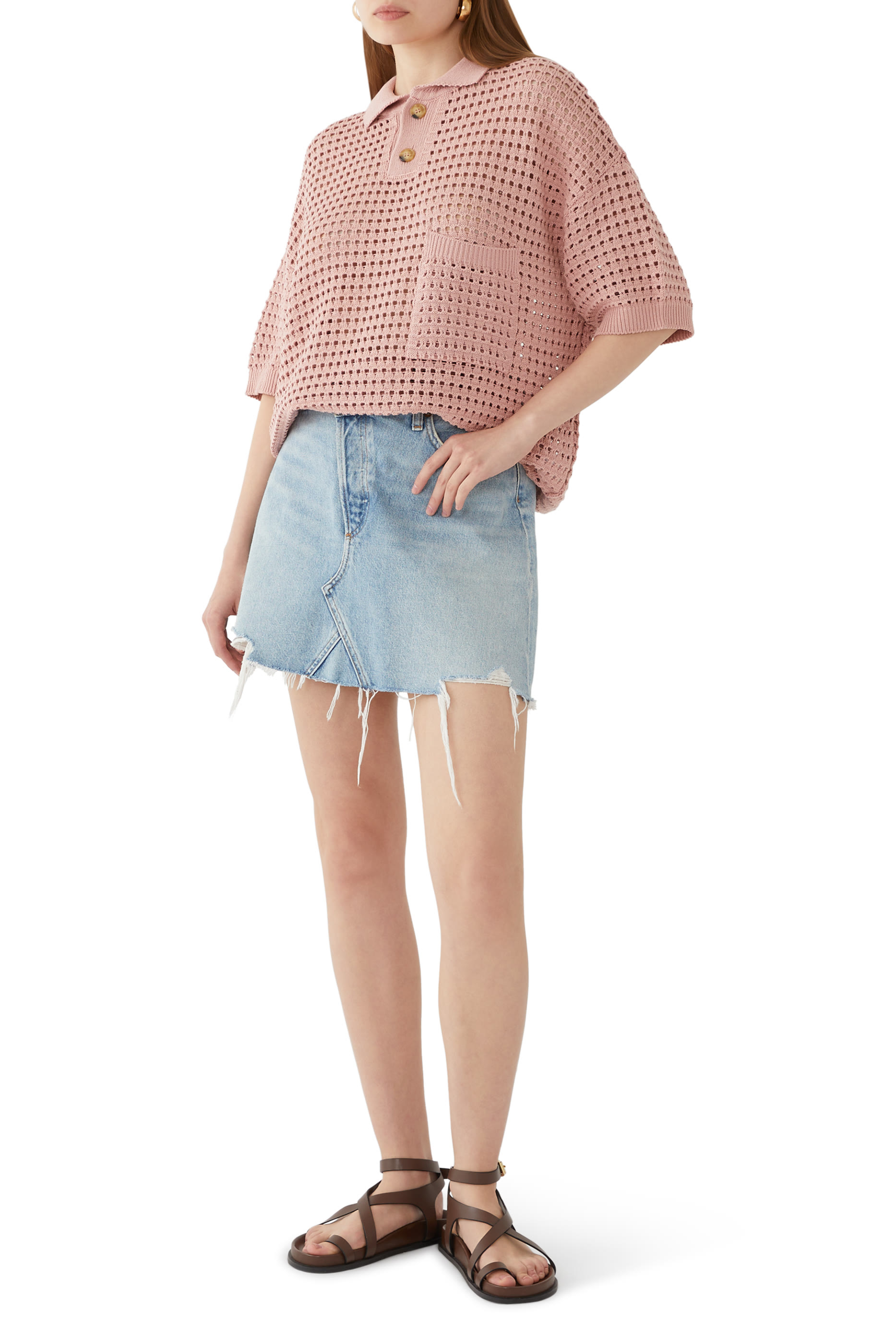 قميص بولو جوانا نسيج قطن