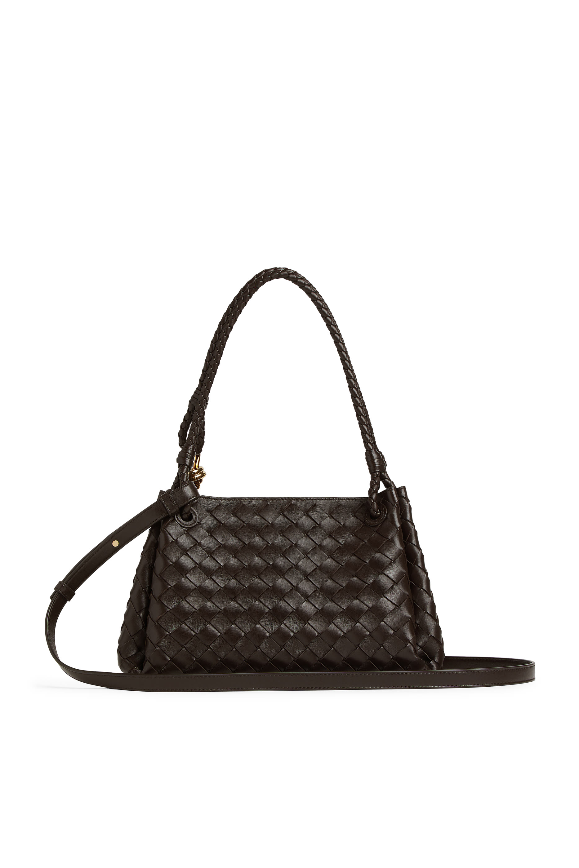 حقيبة كتف باراشوت كبيرة بتصميم مجدول