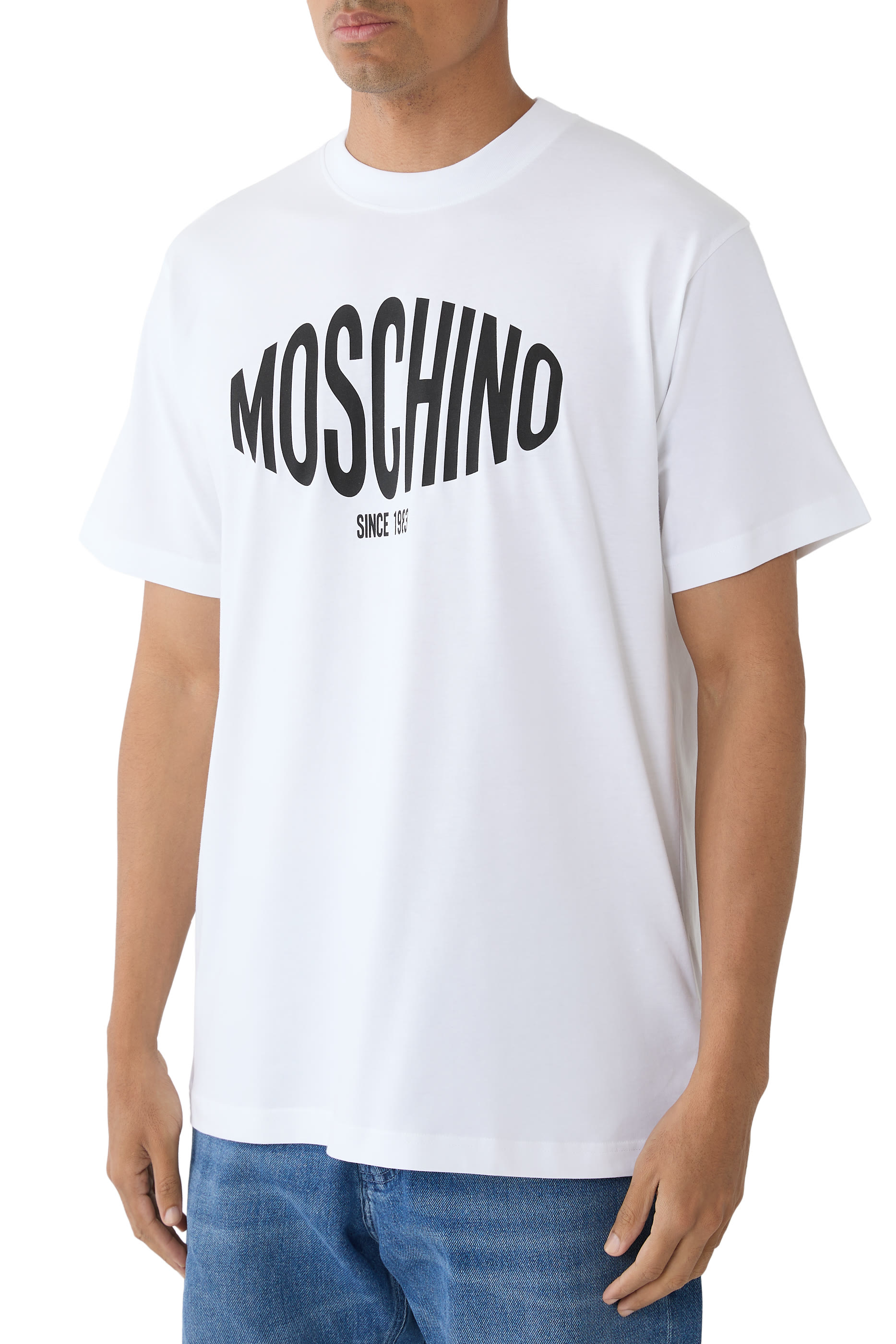 تيشيرت قطن بشعار الماركة