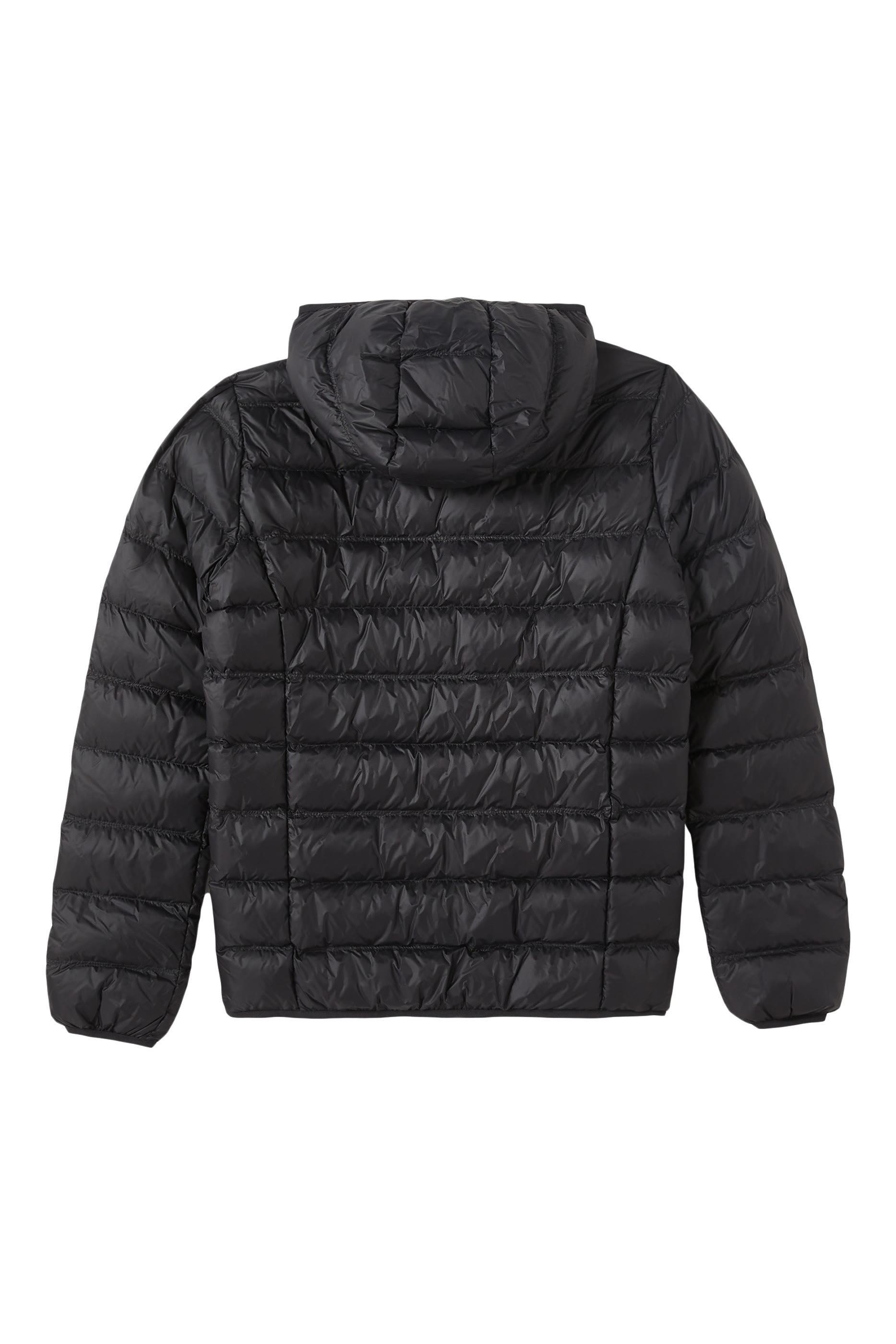 جاكيت بغطاء رأس وشعار الماركة للأطفال