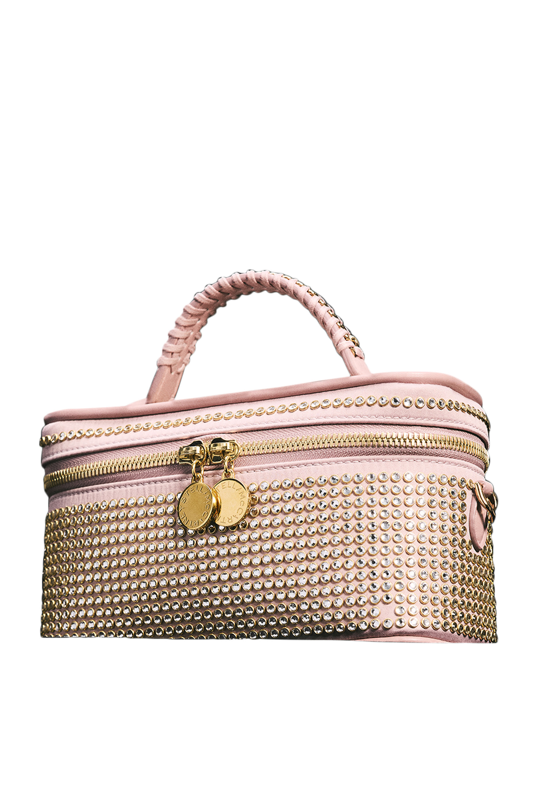 حافظة مستحضرات التجميل فالابيلا مرصعة بالكريستال وخالية من الرصاص