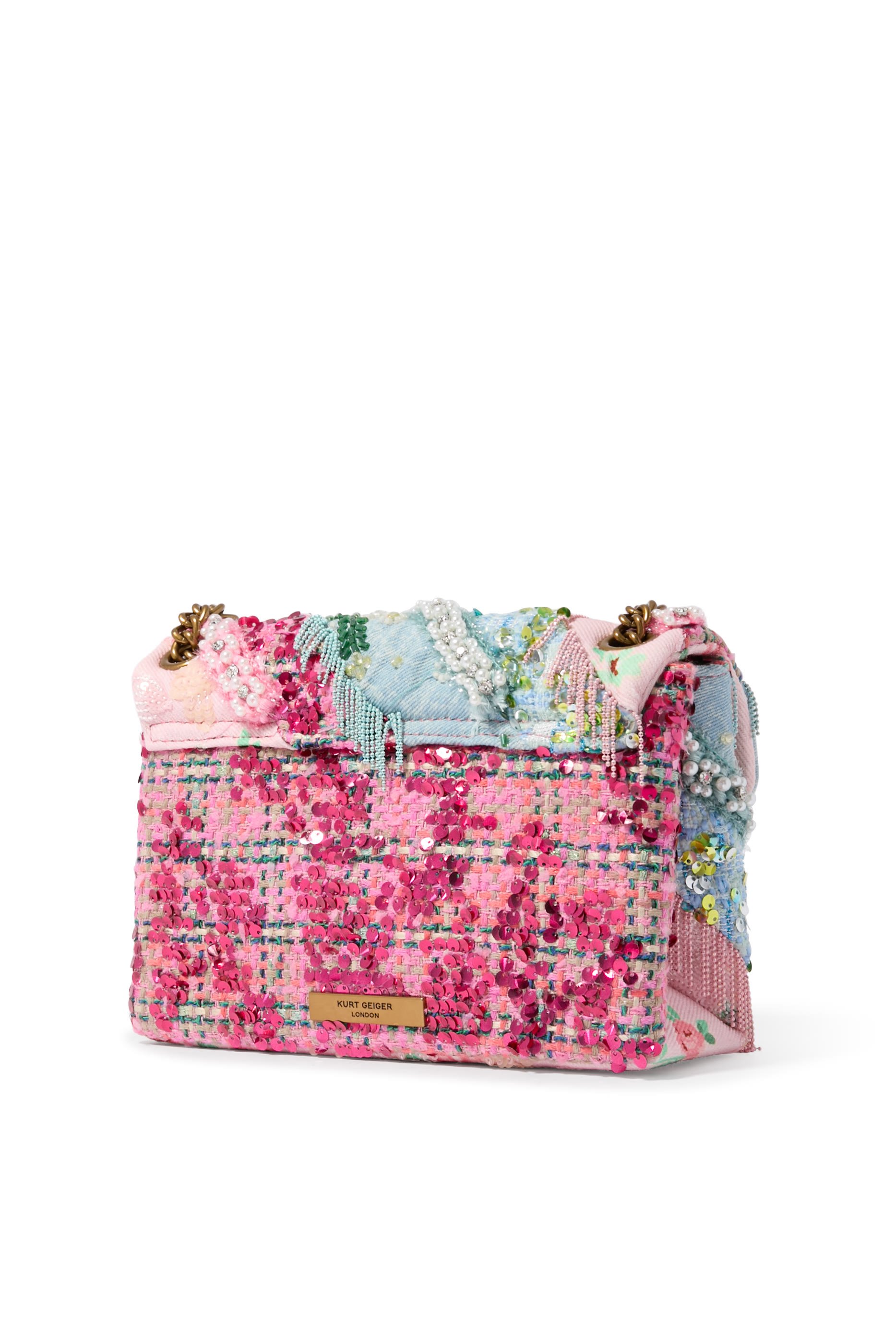 حقيبة يد كينسنغتون متوسطة مزينة بشراشيب