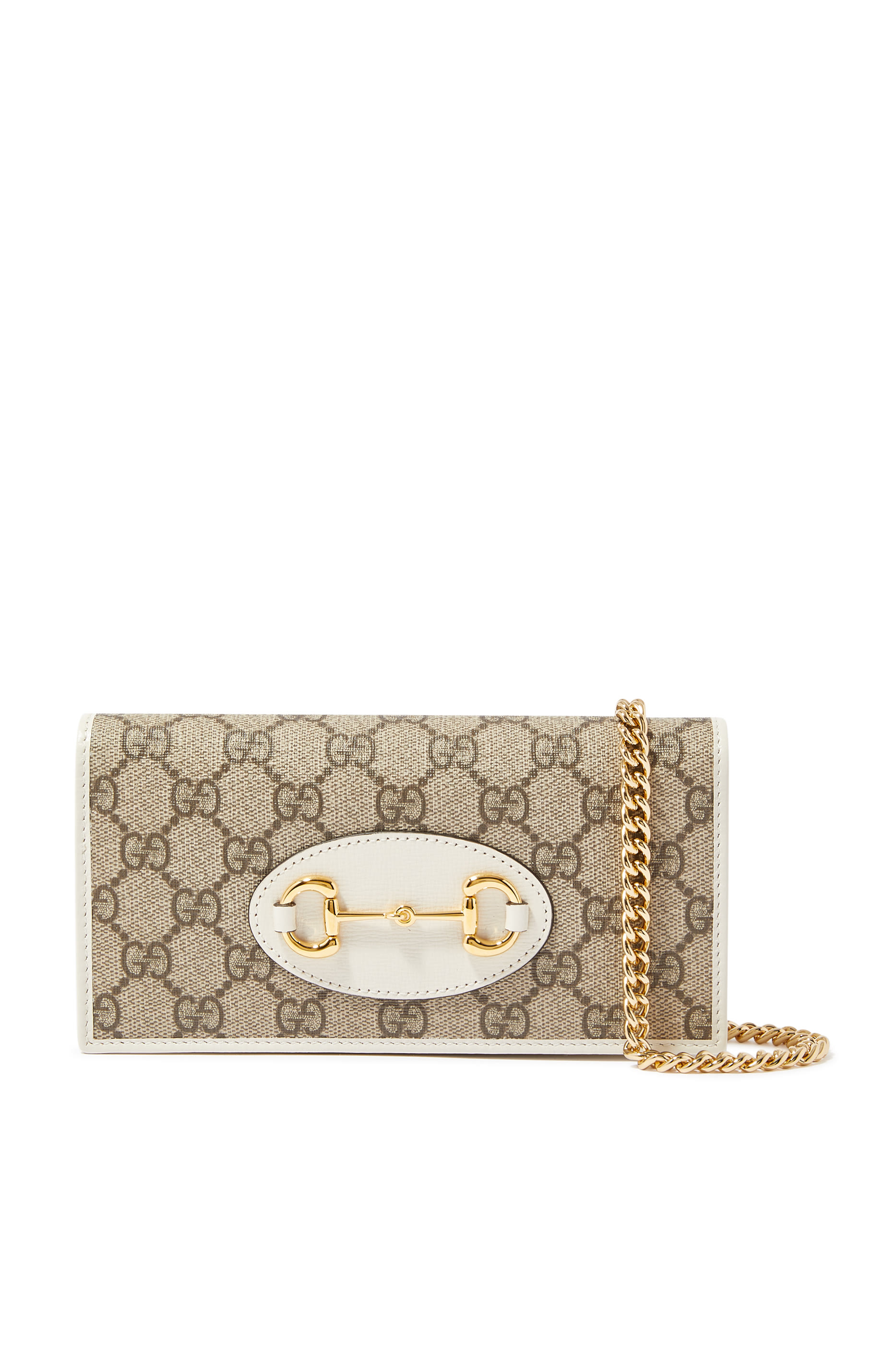 حقيبة بحلية لجام الحصان وسلسلة