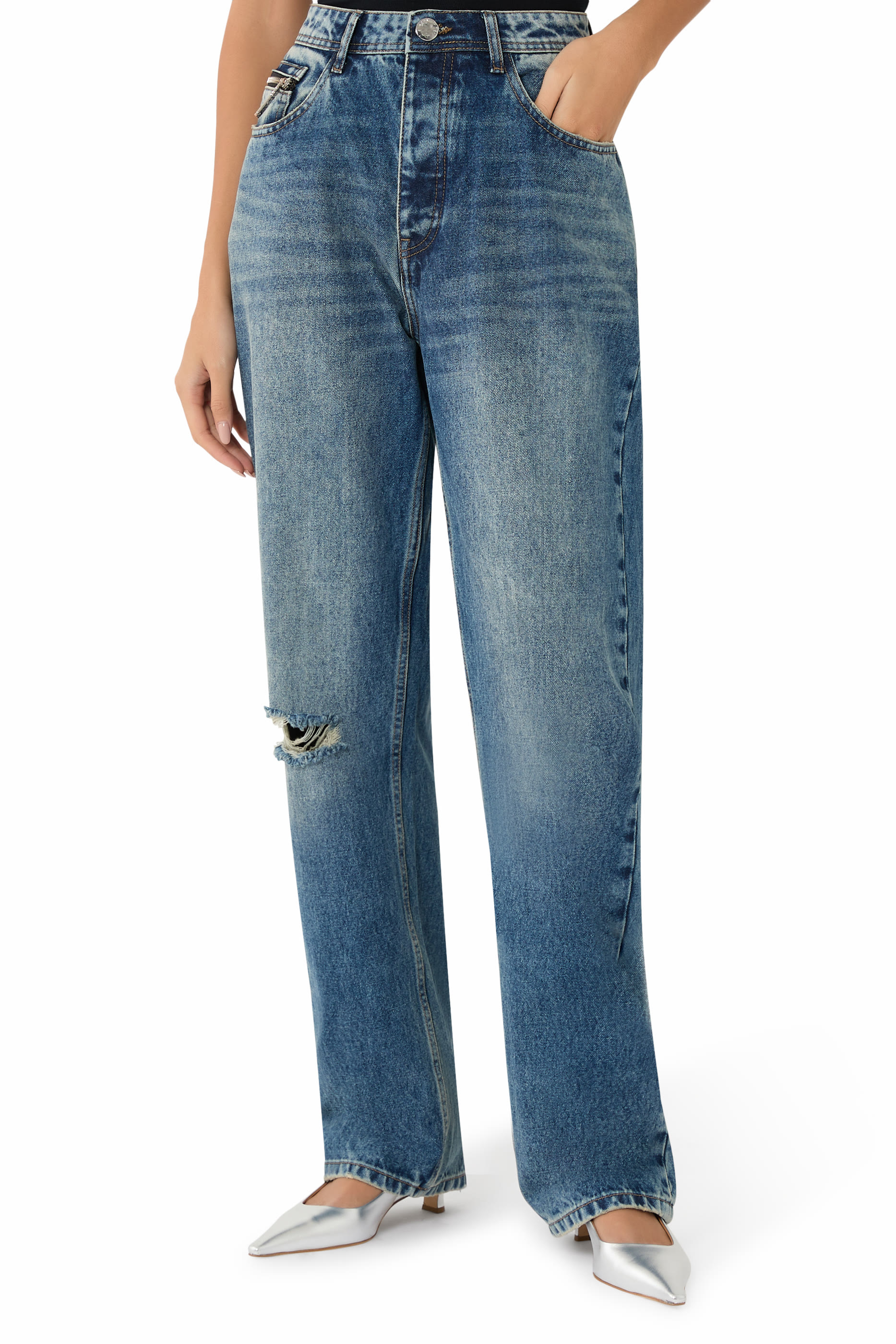  Balloon Denim Jeans