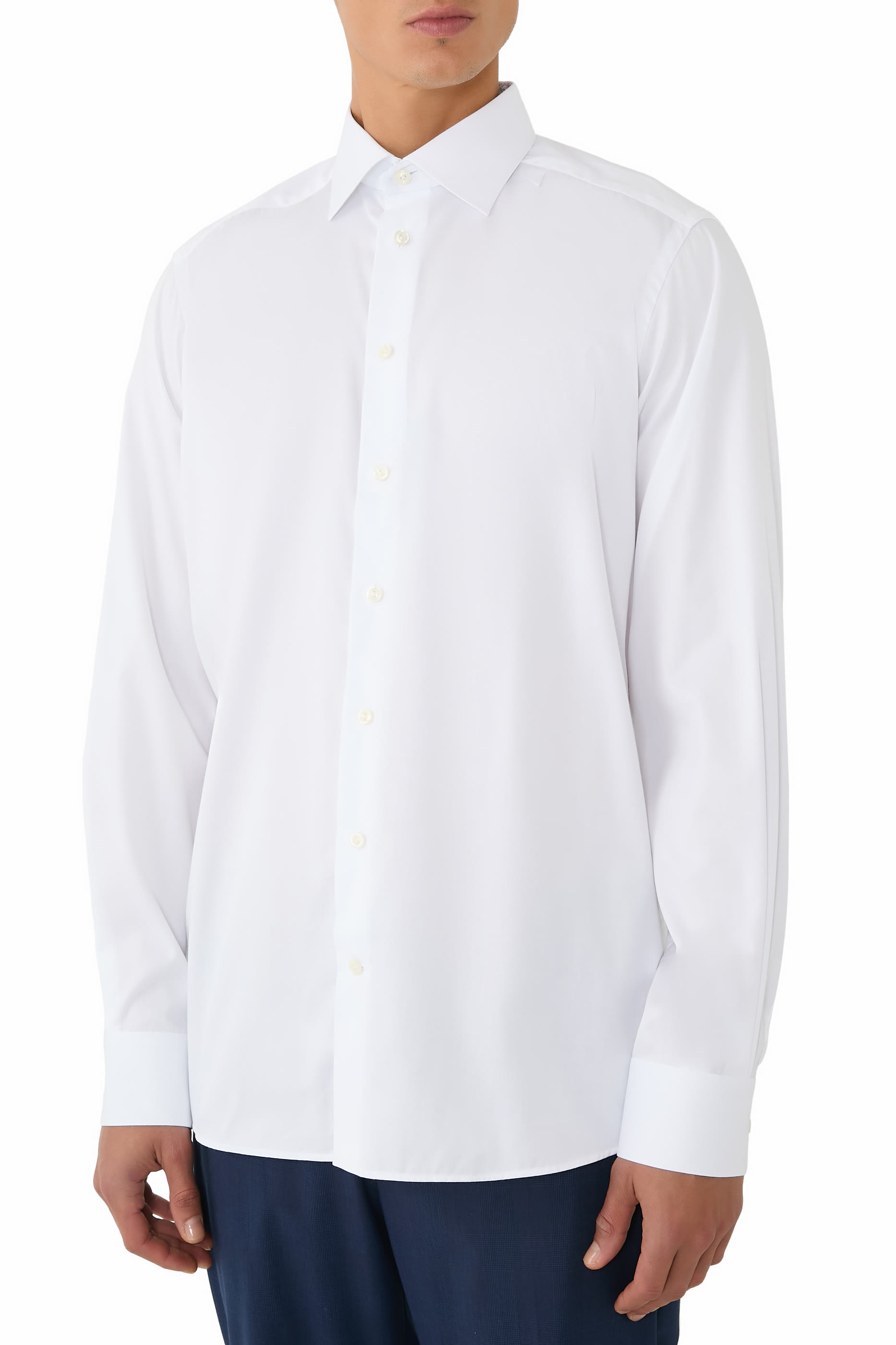 قميص سادة بنقشة بيزلي