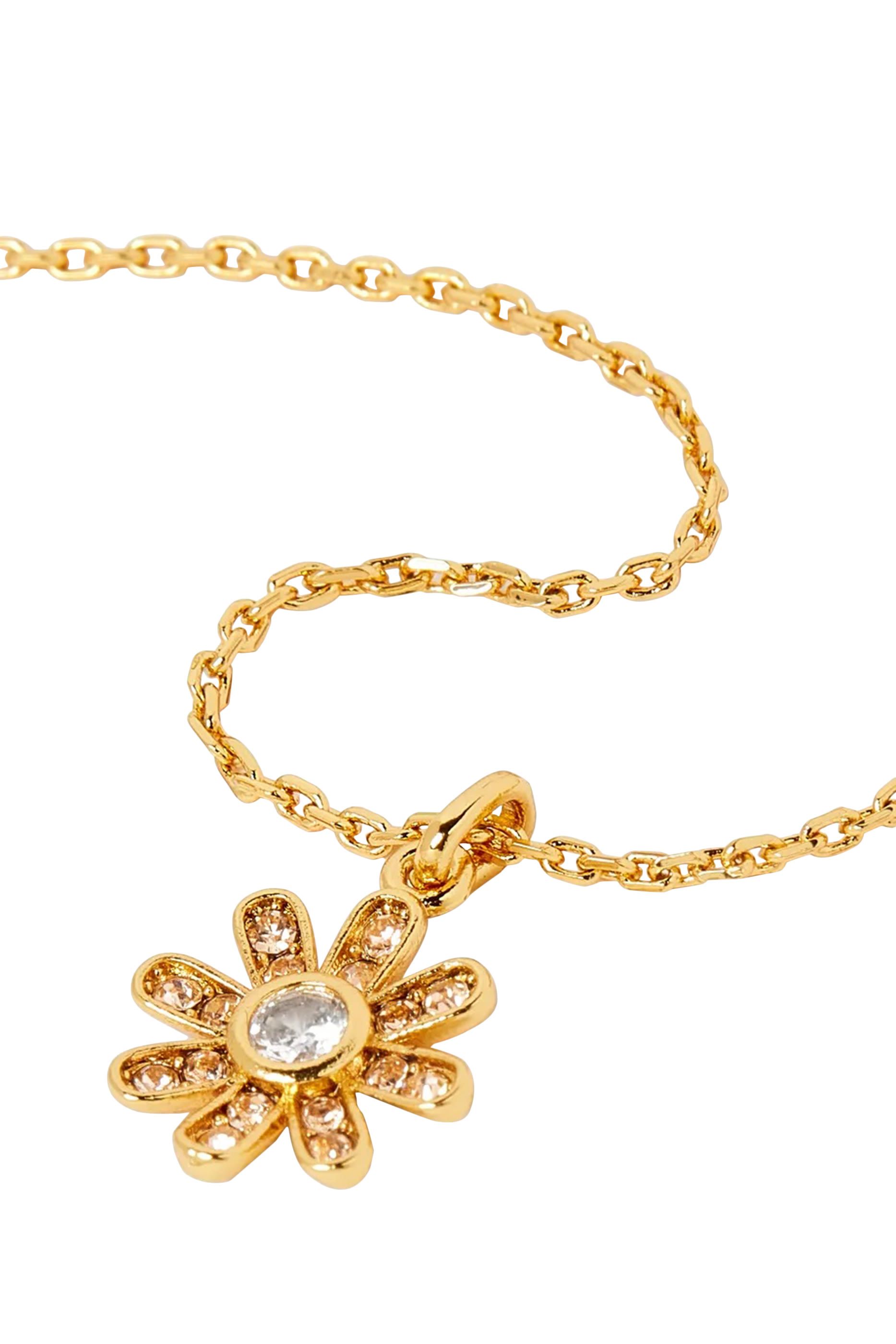 قلادة بيرستينج بلومز بأحجار زركونيا مكعبة، معدن مطلي