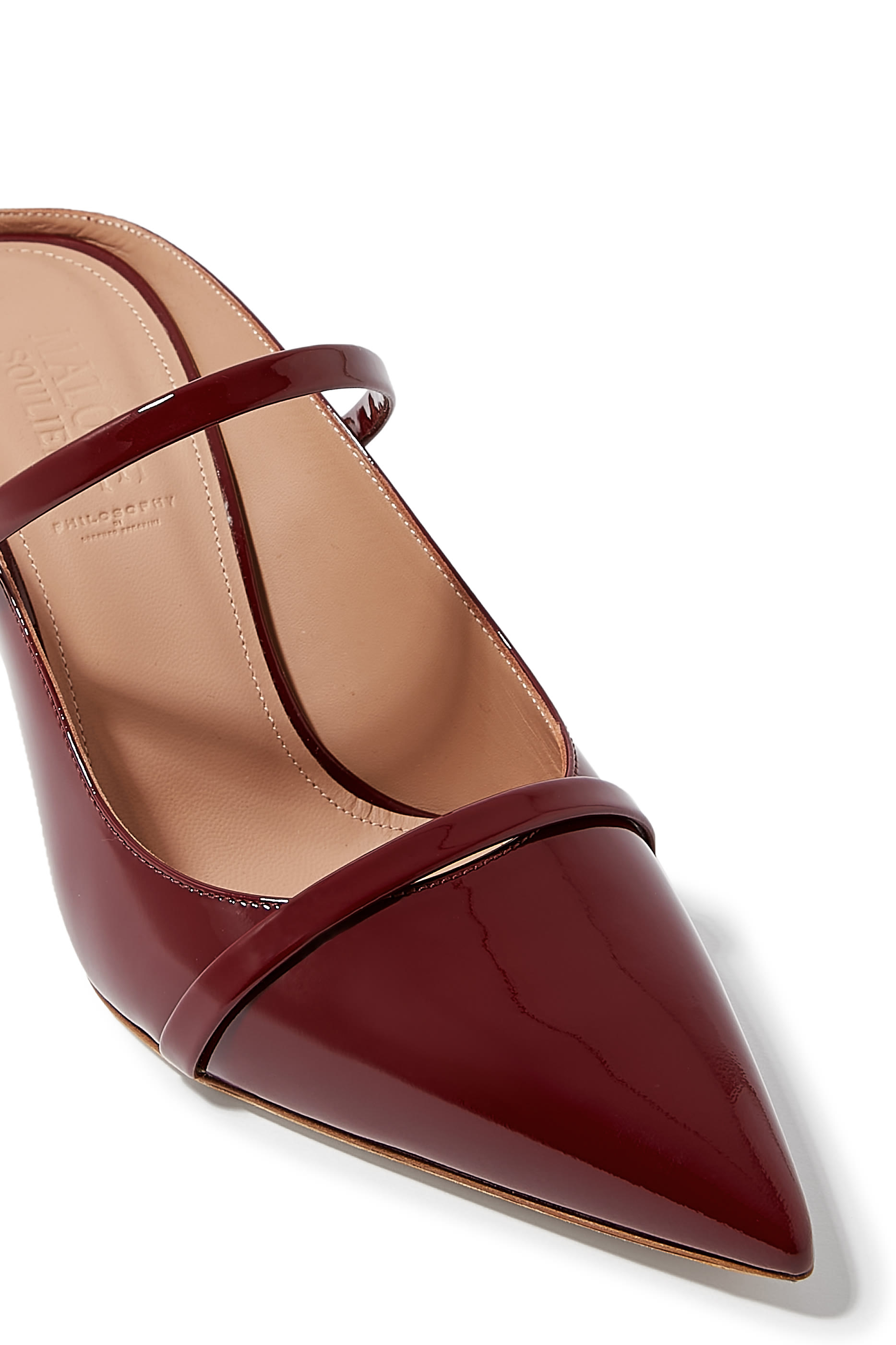 حذاء أورورا مفتوح من الخلف 70 جلد