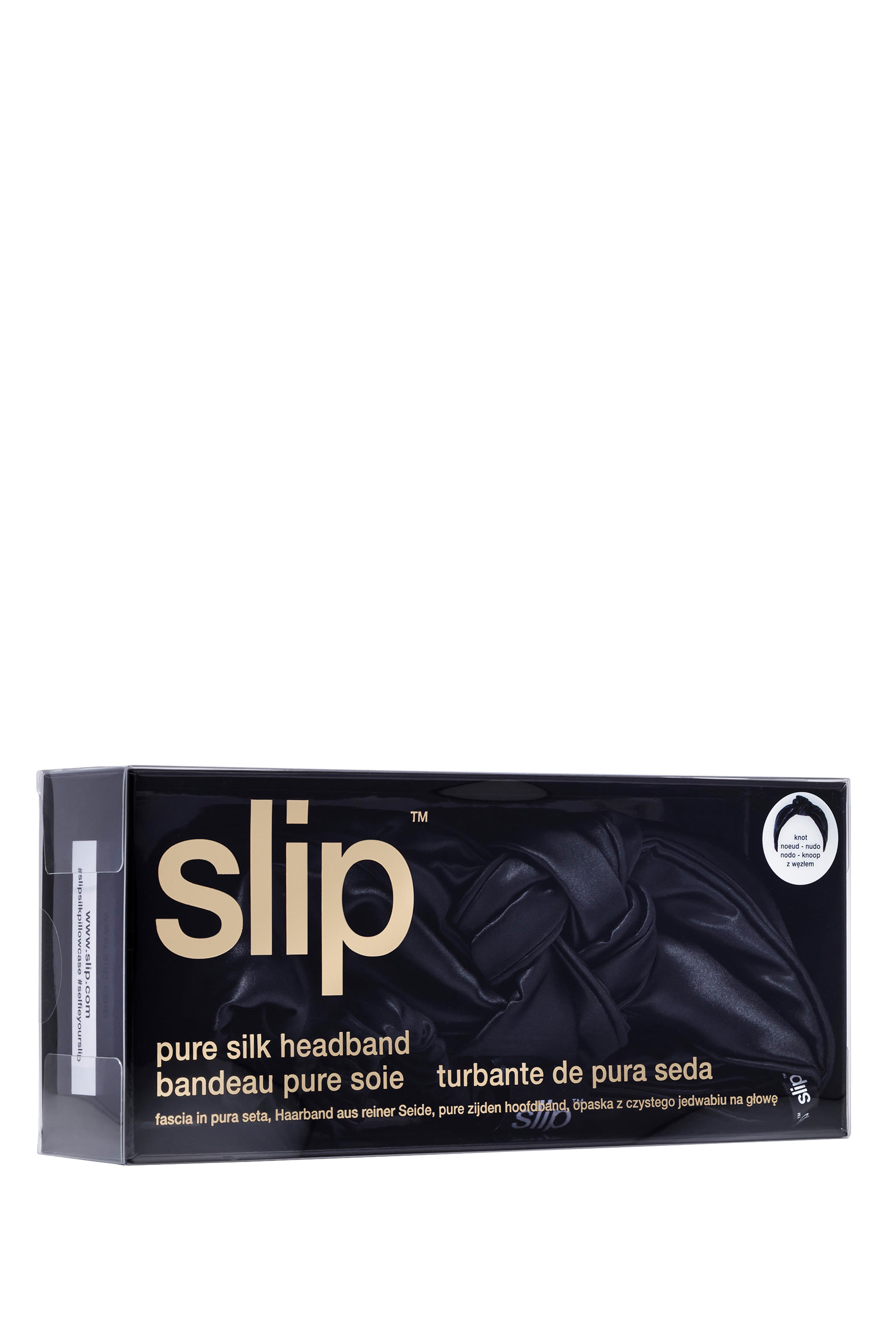 طوق رأس حرير بعقدة