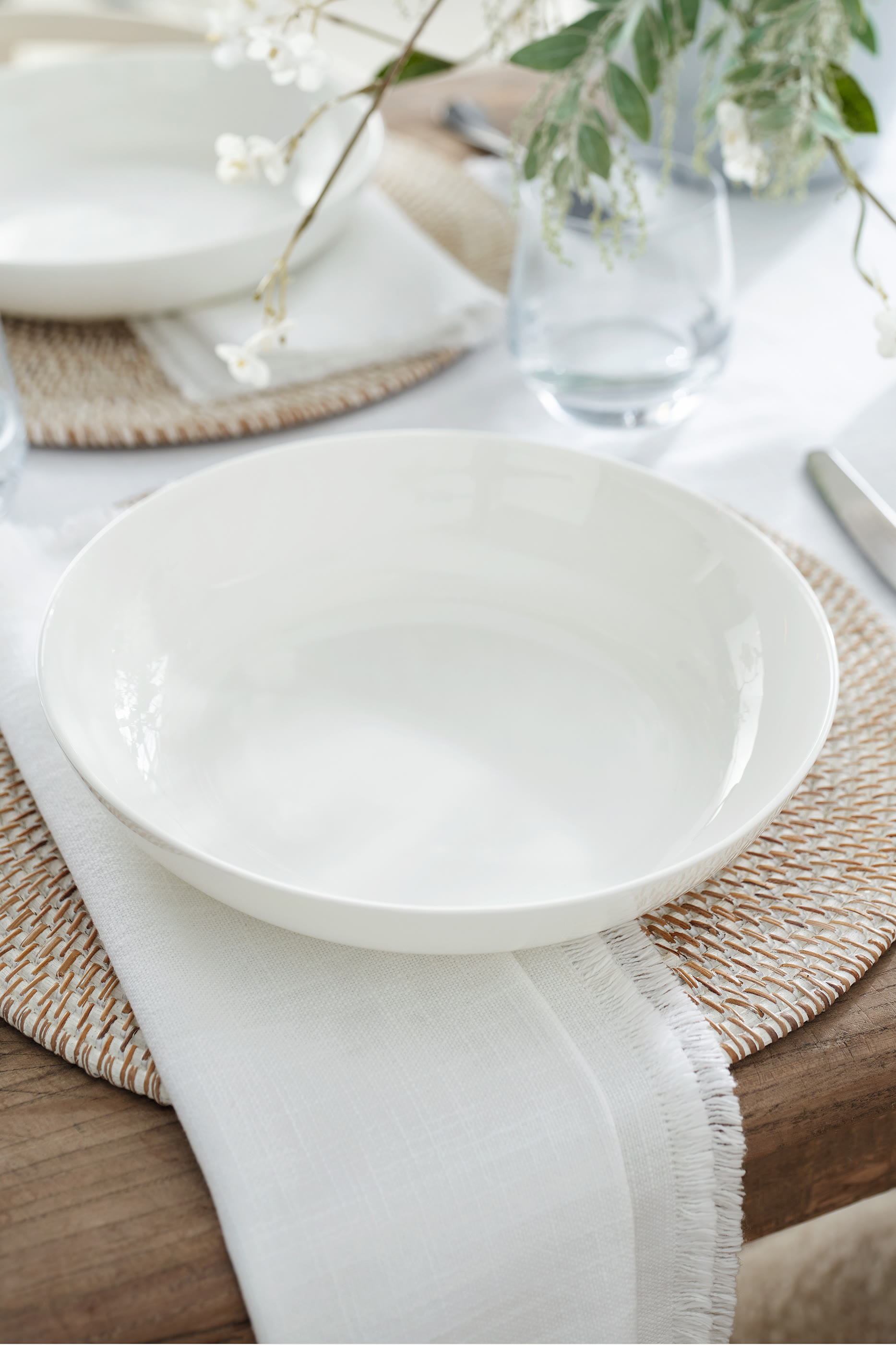 وعاء باستا سيمونز خزف عظمي صيني