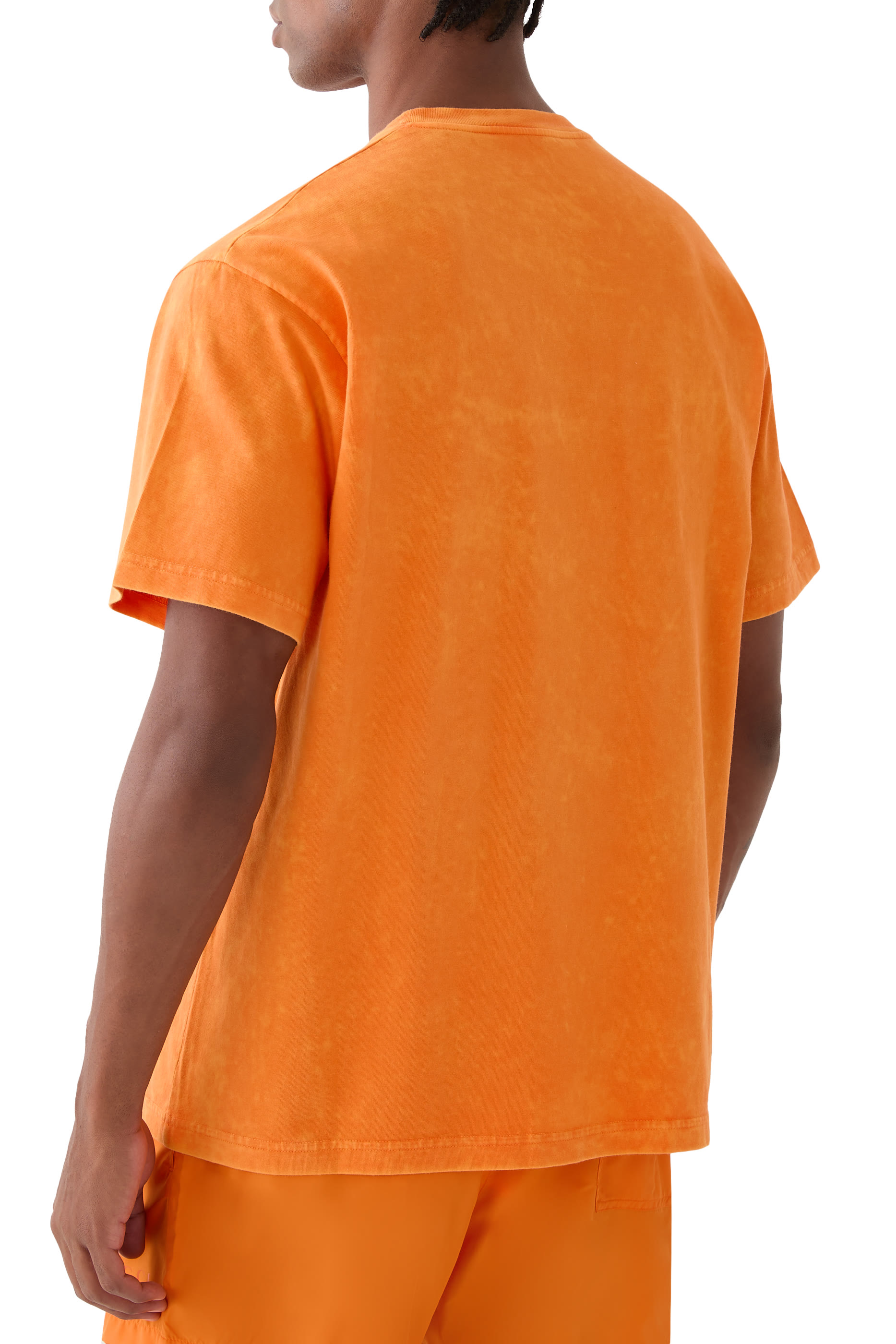 تيشيرت بشعار الماركة قطن جرسيه