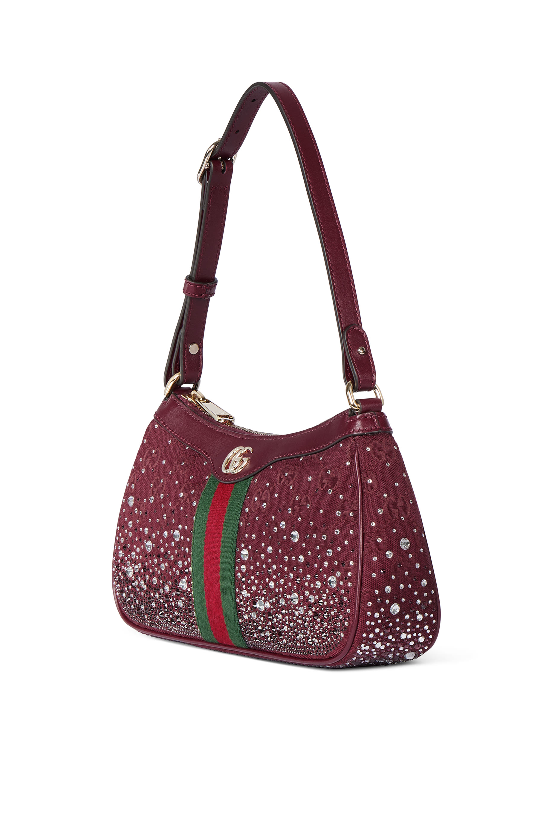 حقيبة كتف أوكتافيا صغيرة مزينة بكريستال