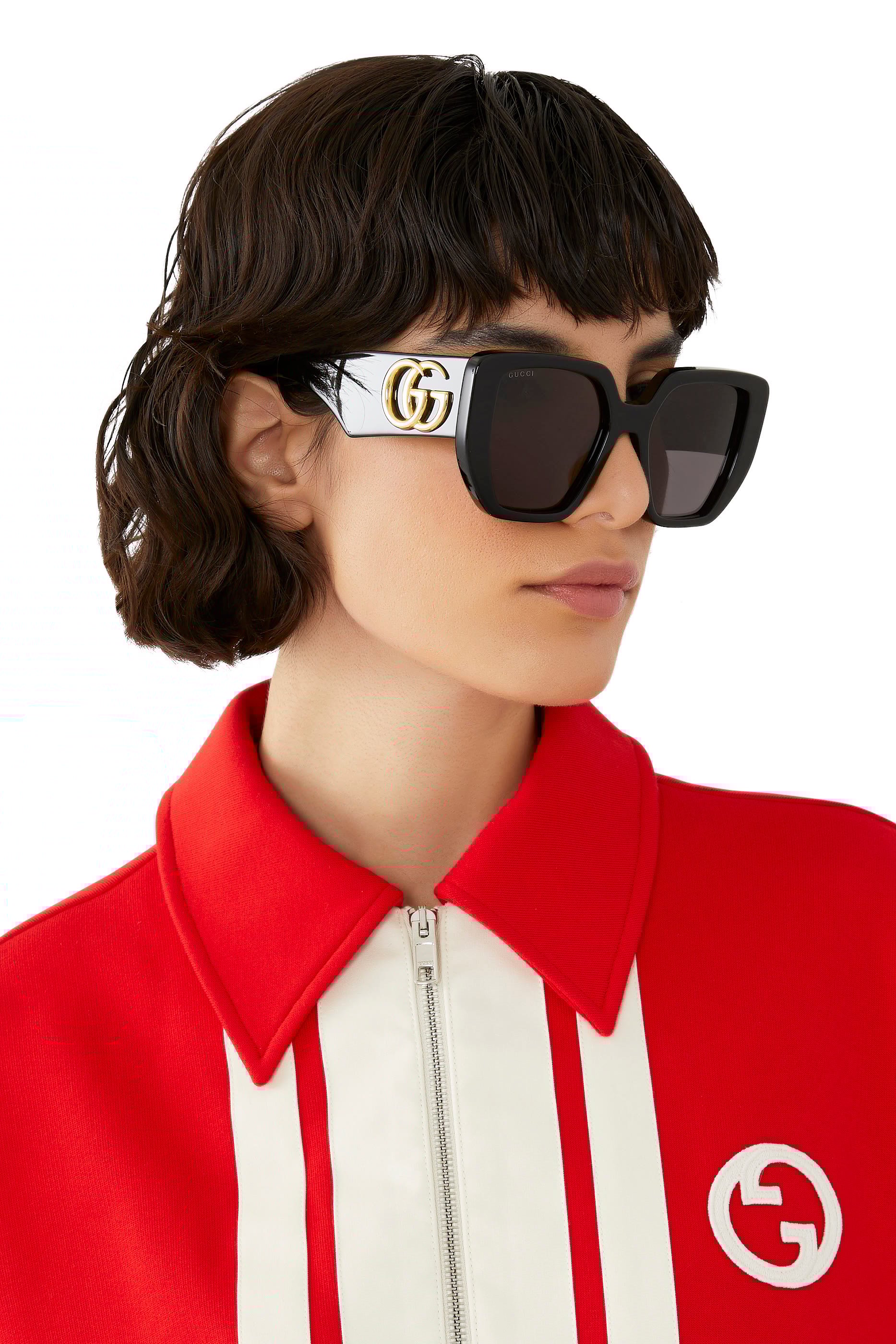 نظارة شمسية بإطار مستطيل