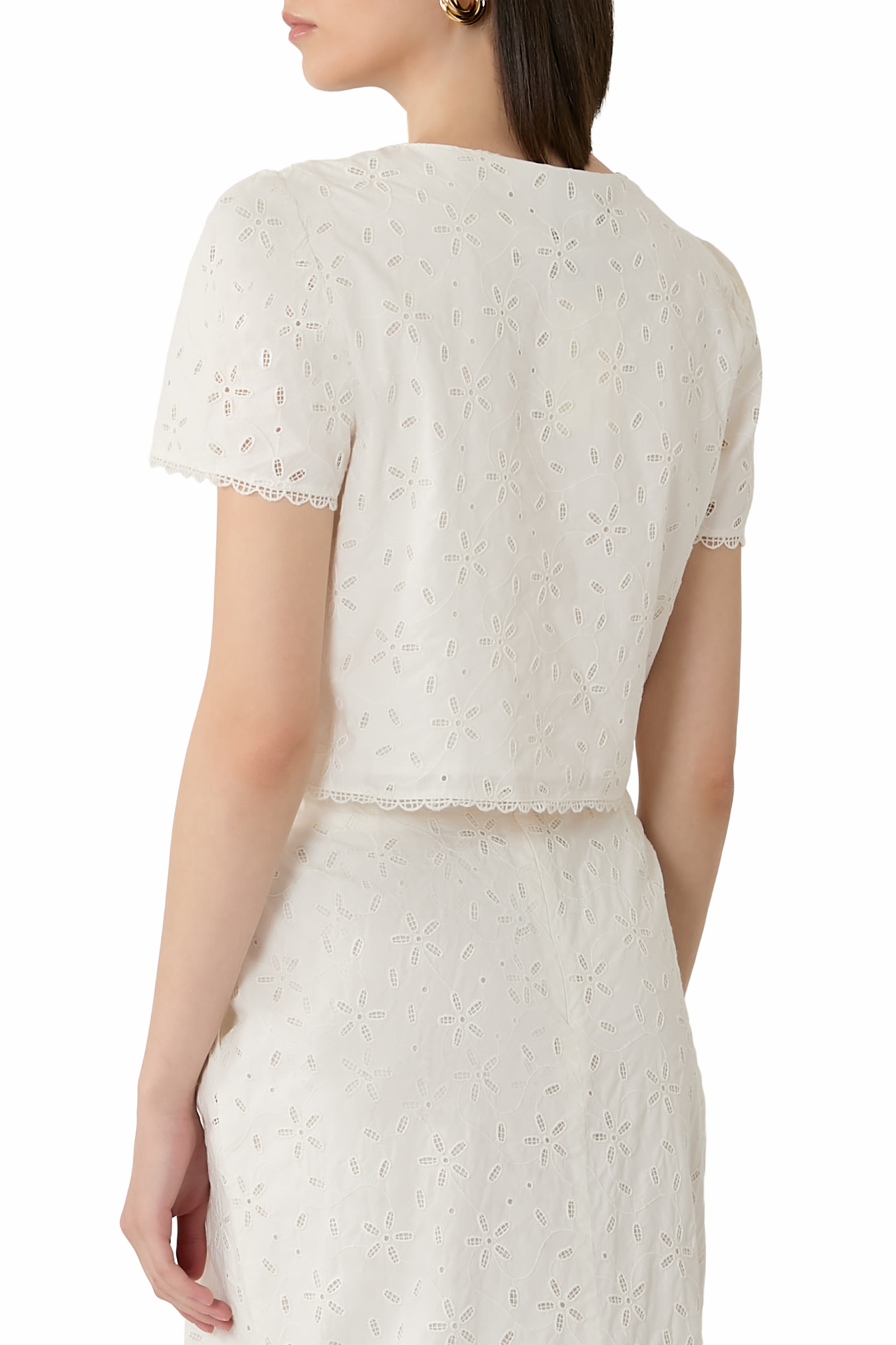 بلوزة سلمى مطرزة قطن