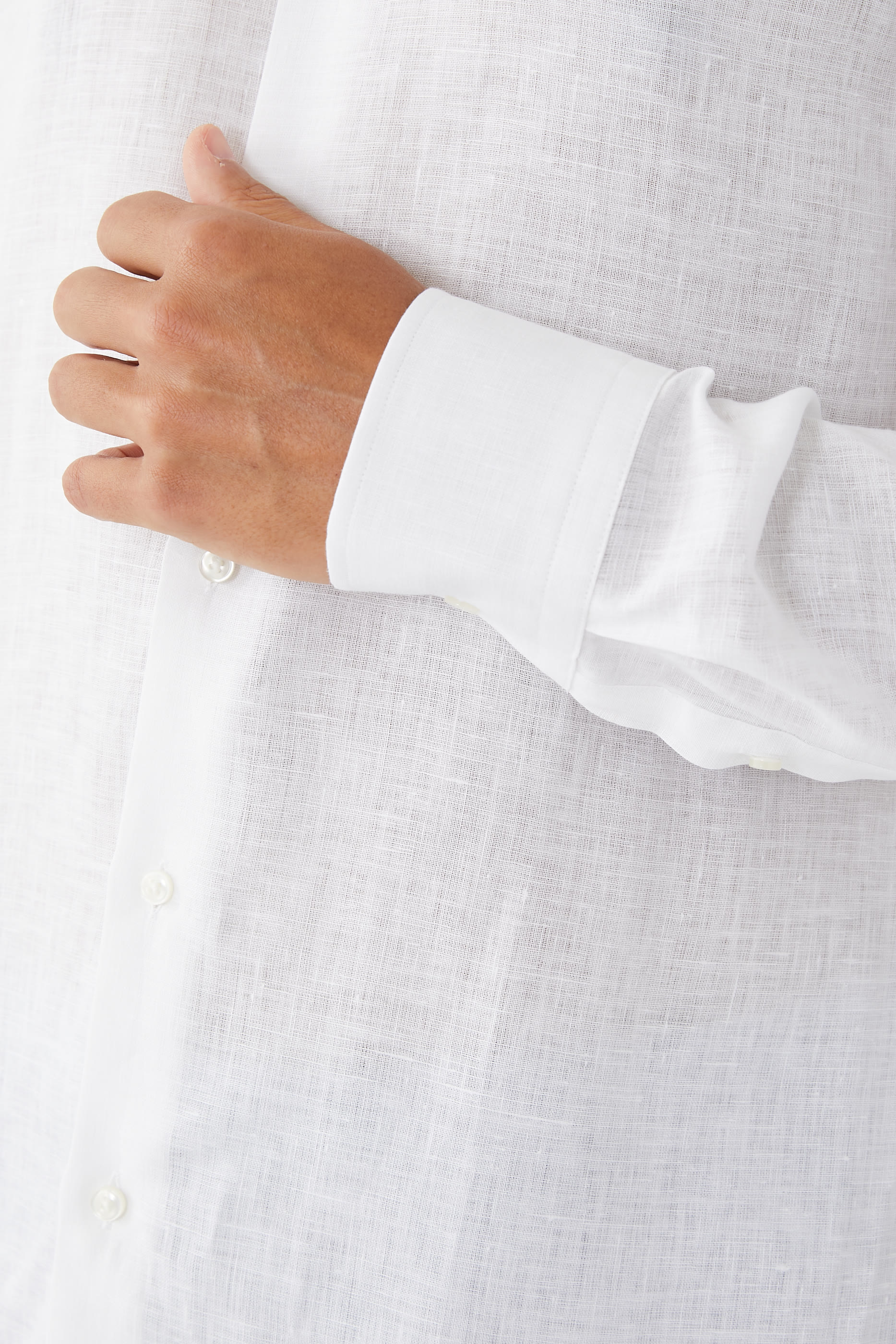 قميص بقصة ضيقة قطن مطاطي