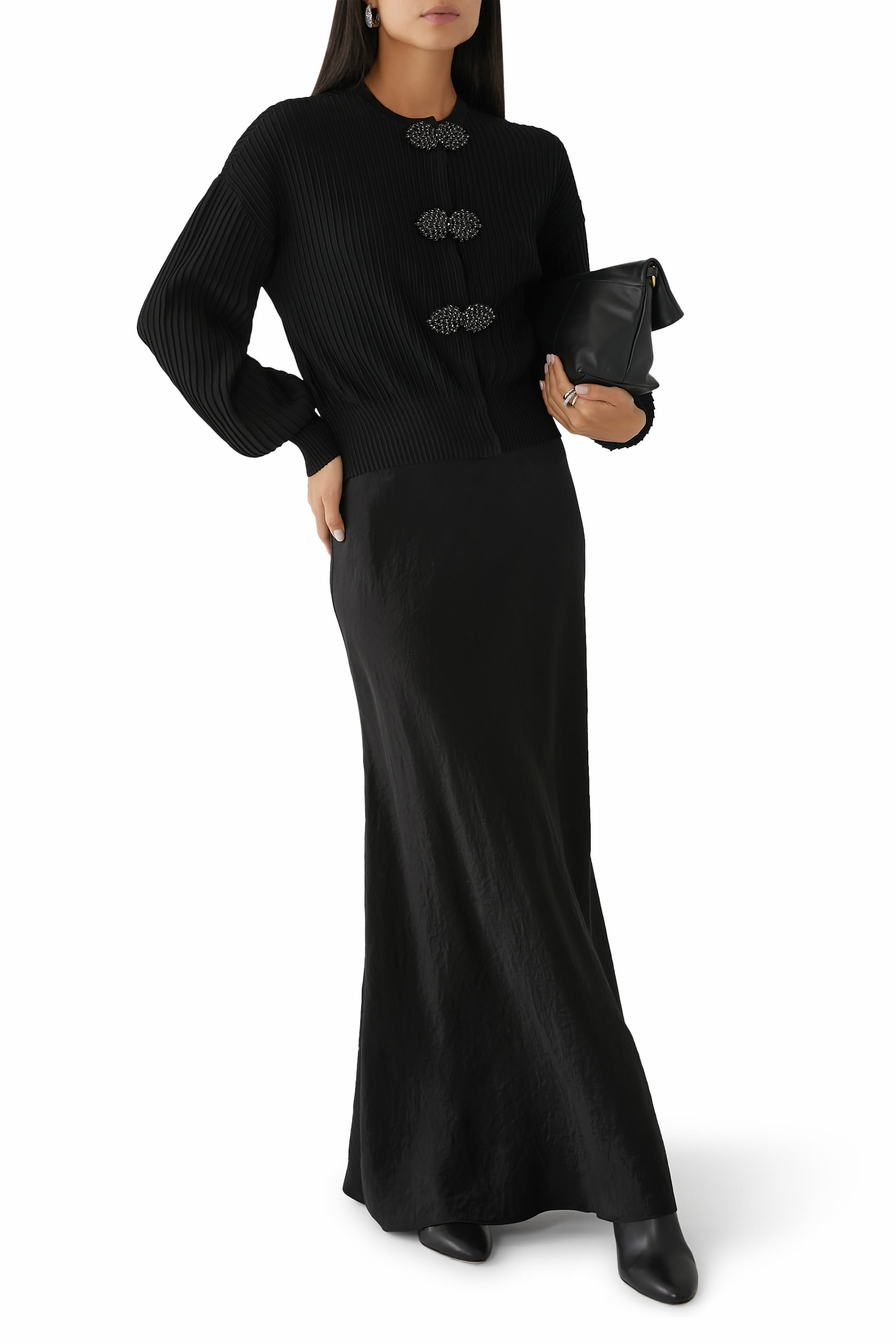 كارديغان بتفاصيل حلي قماش عثماني