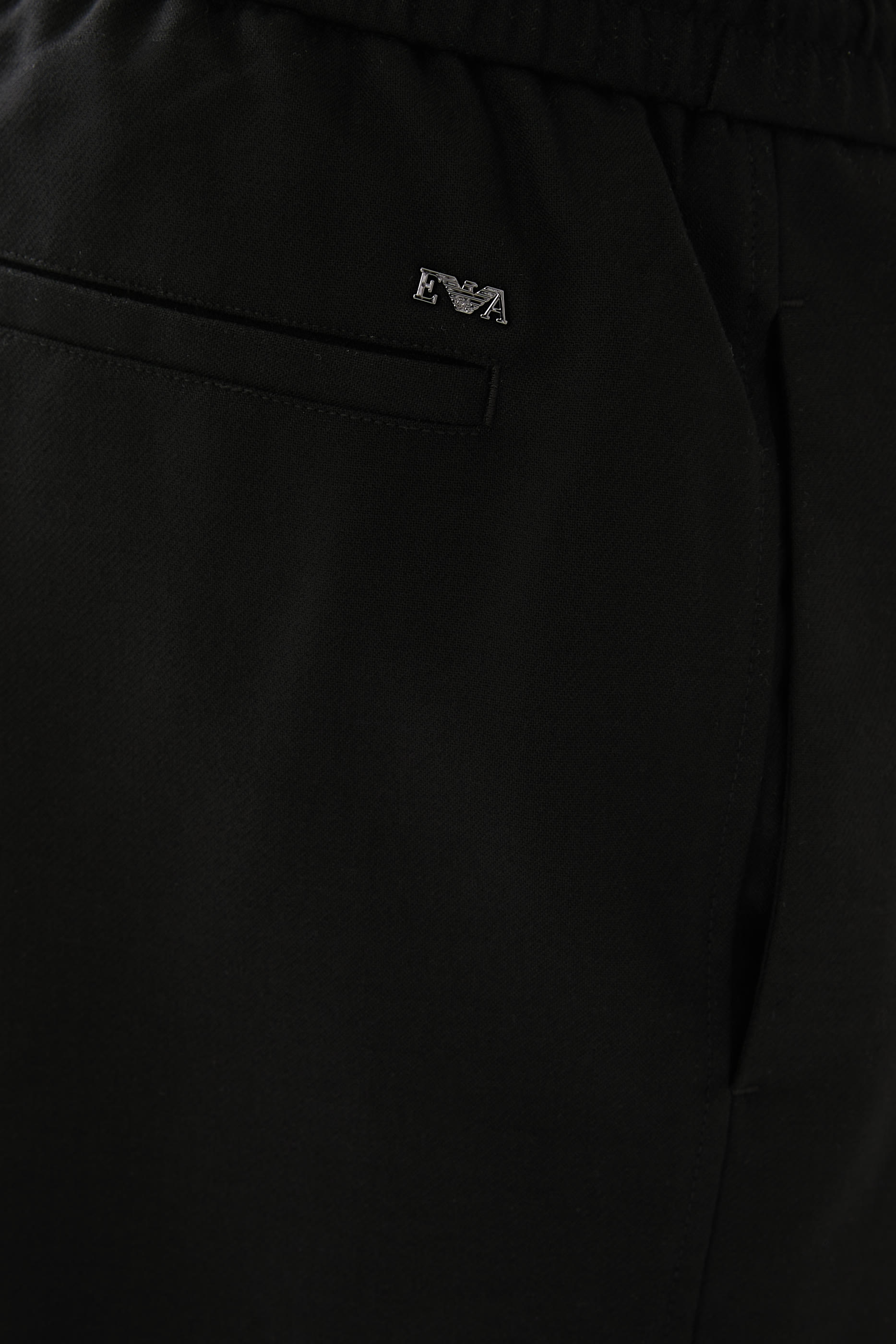 بنطال برباط تضييق مزيج صوف