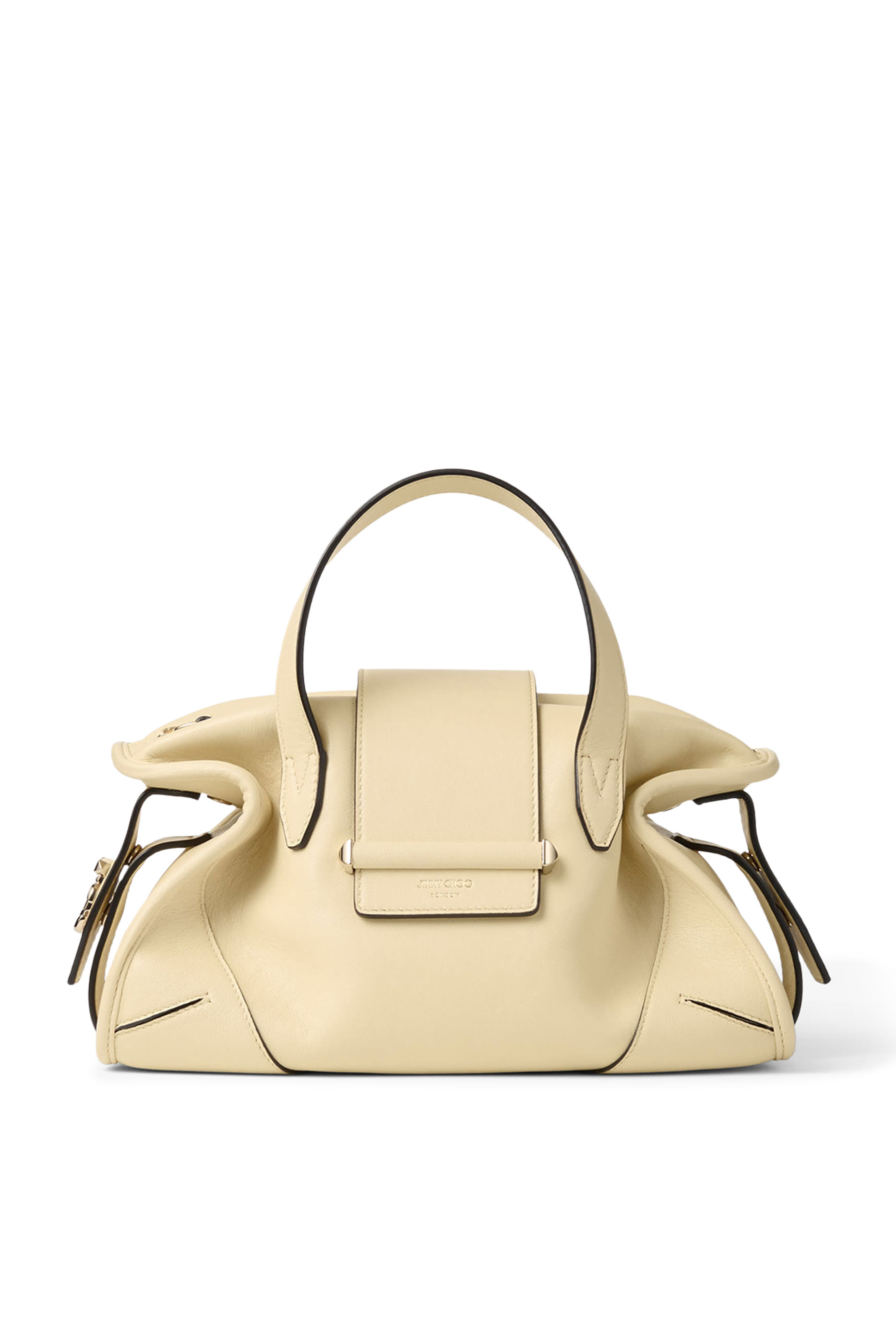 حقيبة فيلو صغيرة بيد علوية وحلية بتصميم قضيب