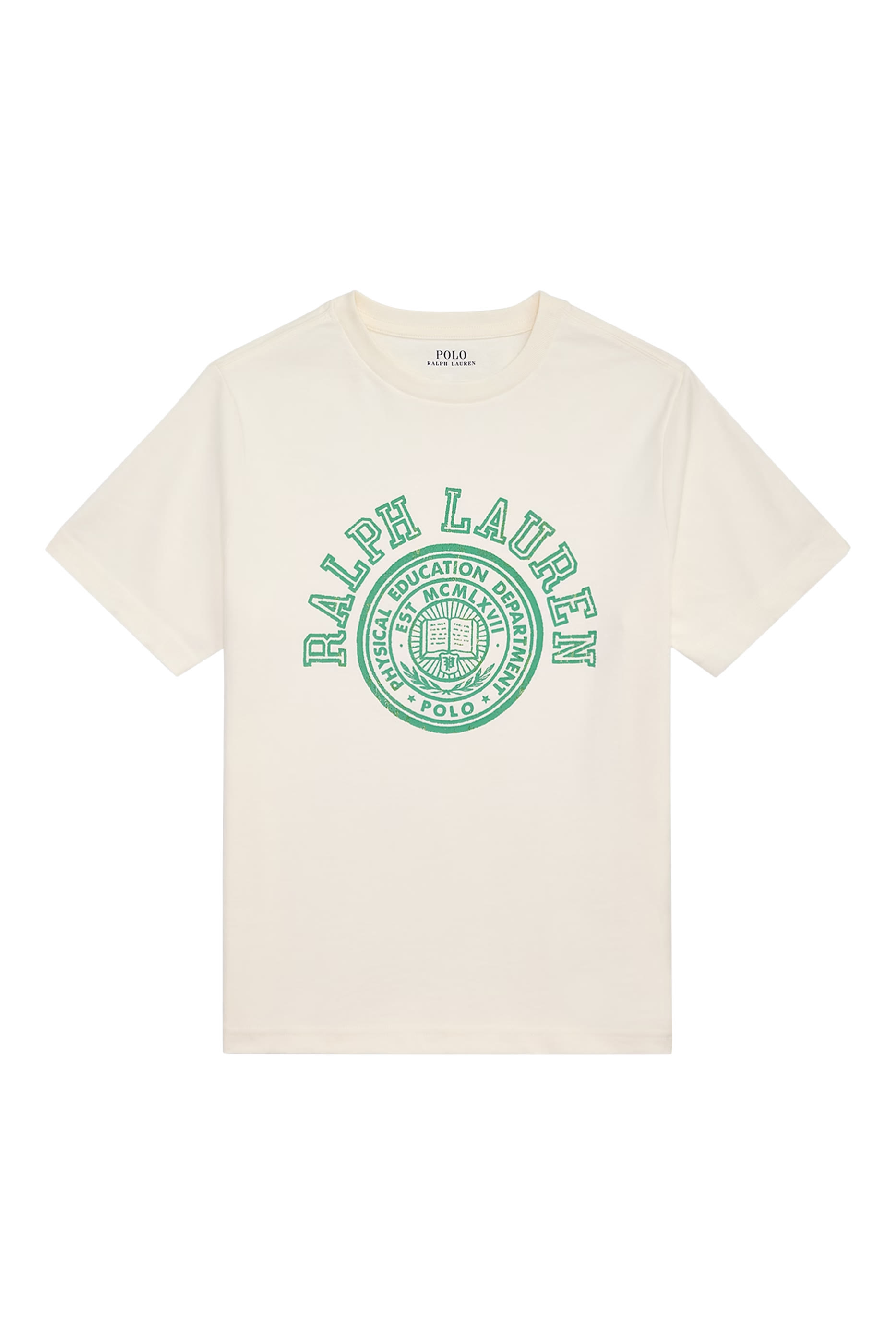 تيشيرت بشعار الماركة قطن